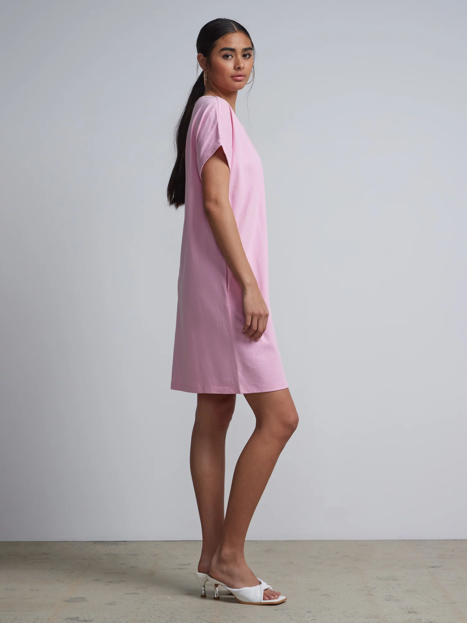 Crewneck Perfect Tee Dress - Image 23