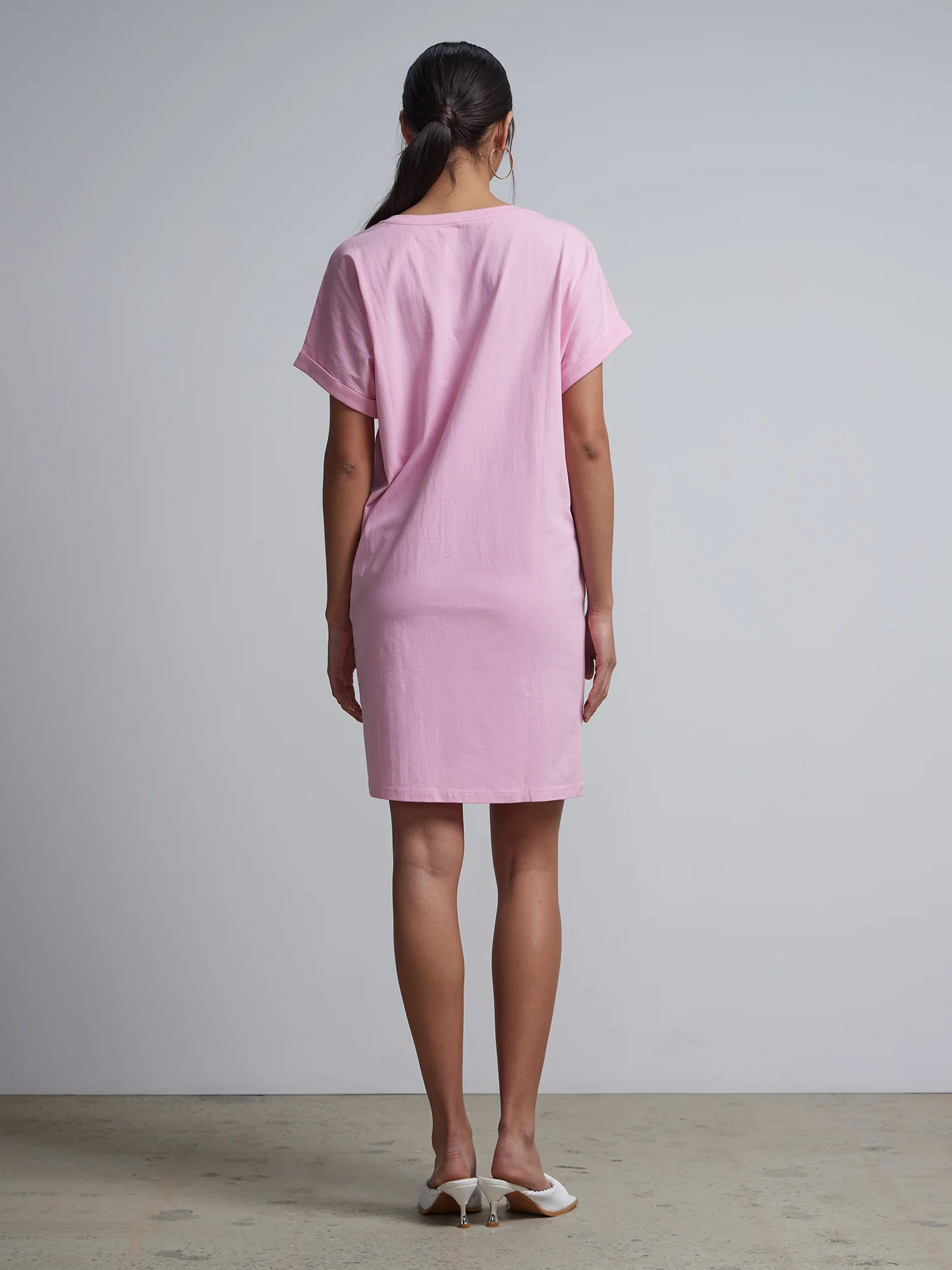 Crewneck Perfect Tee Dress - Image 24