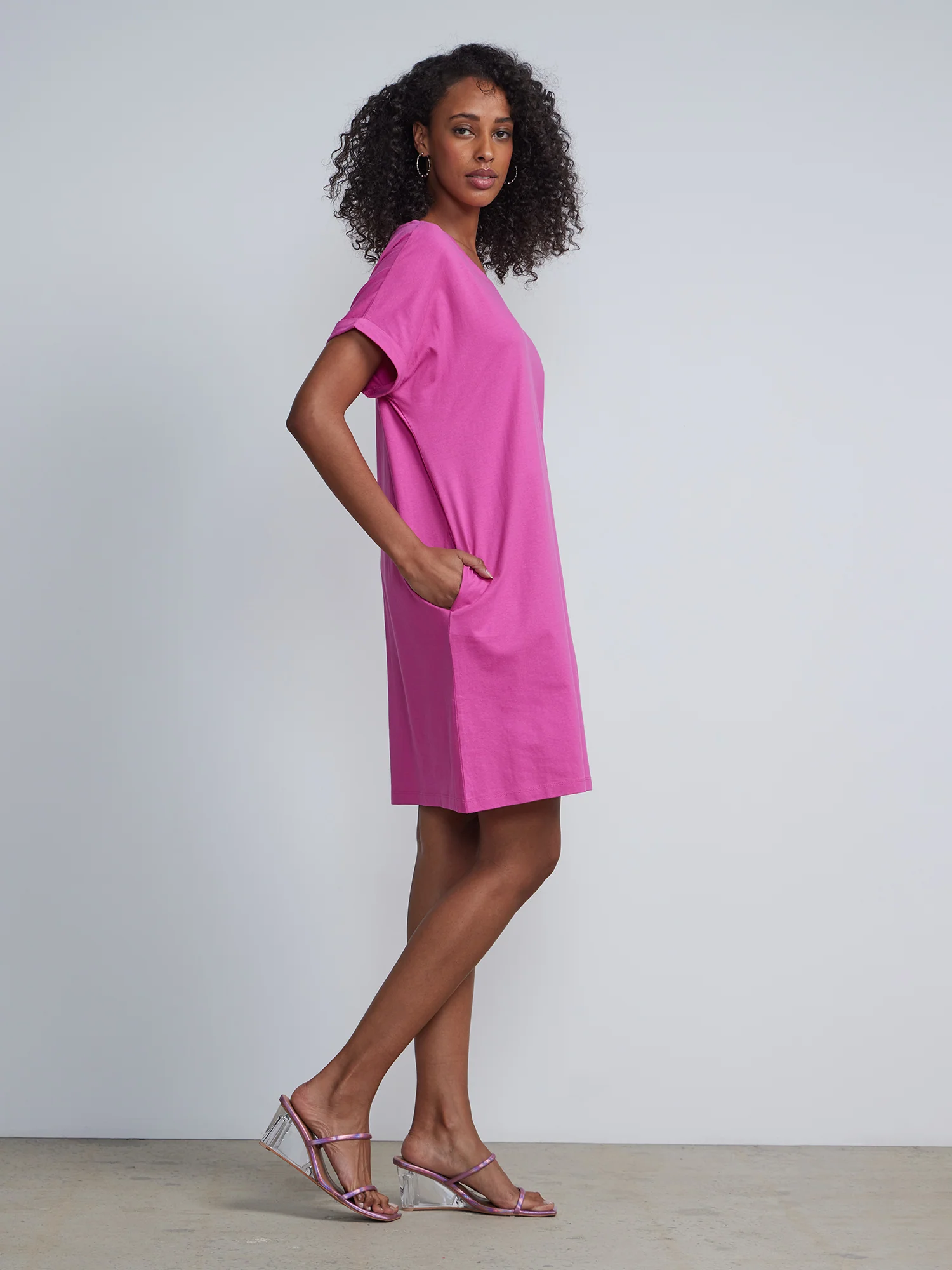 Crewneck Perfect Tee Dress - Image 27