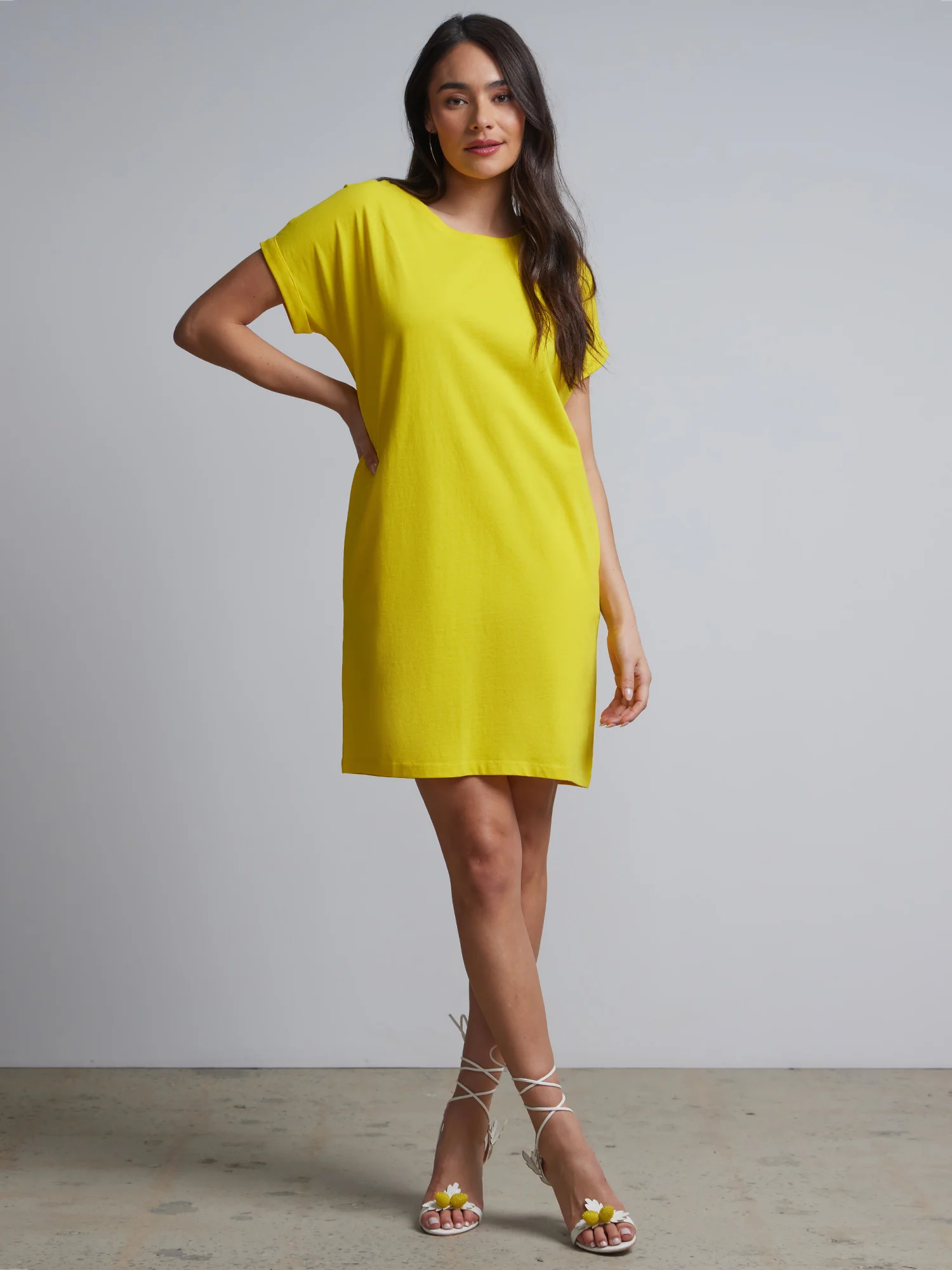 Crewneck Perfect Tee Dress - Image 30