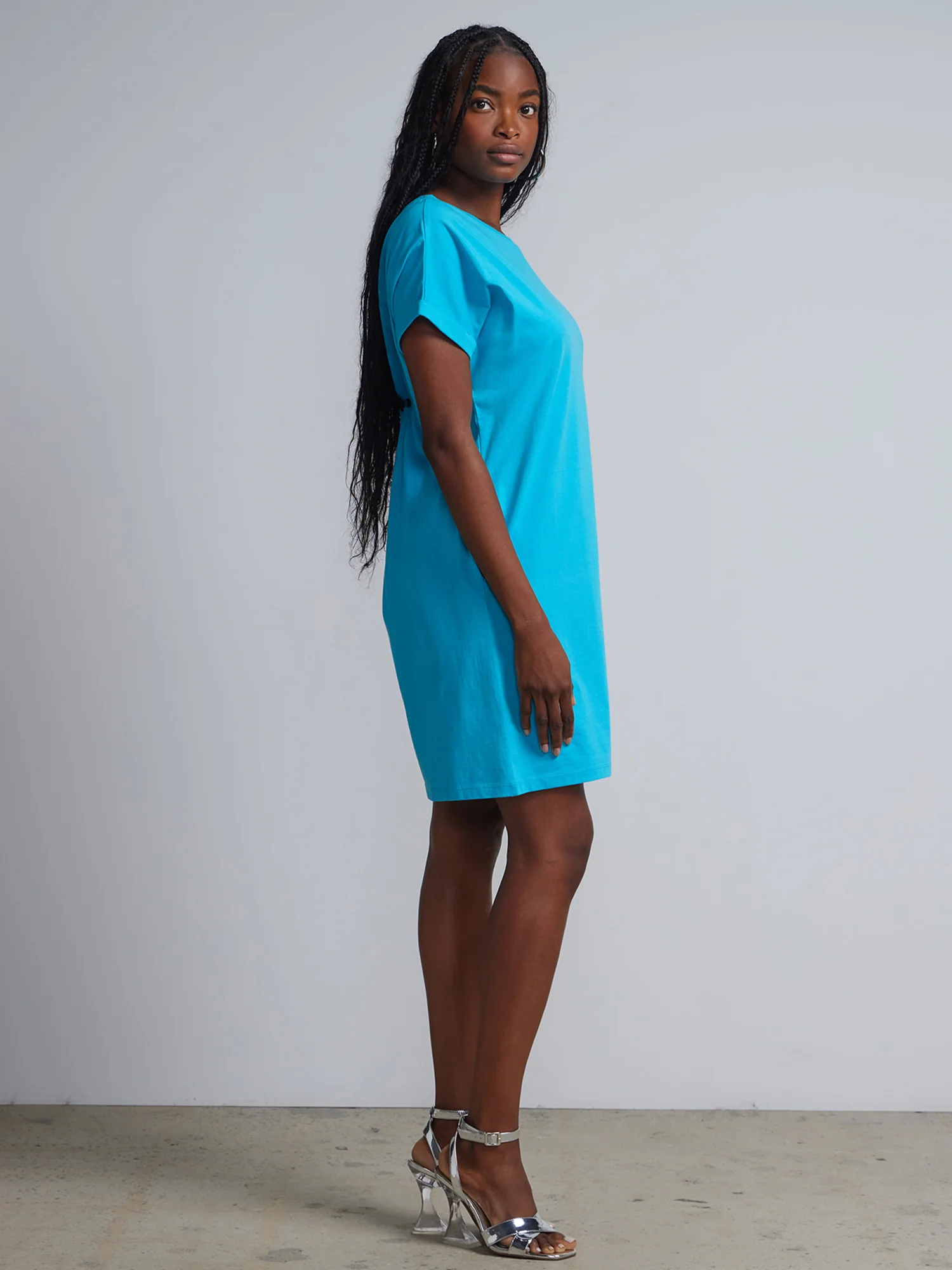 Crewneck Perfect Tee Dress - Image 35