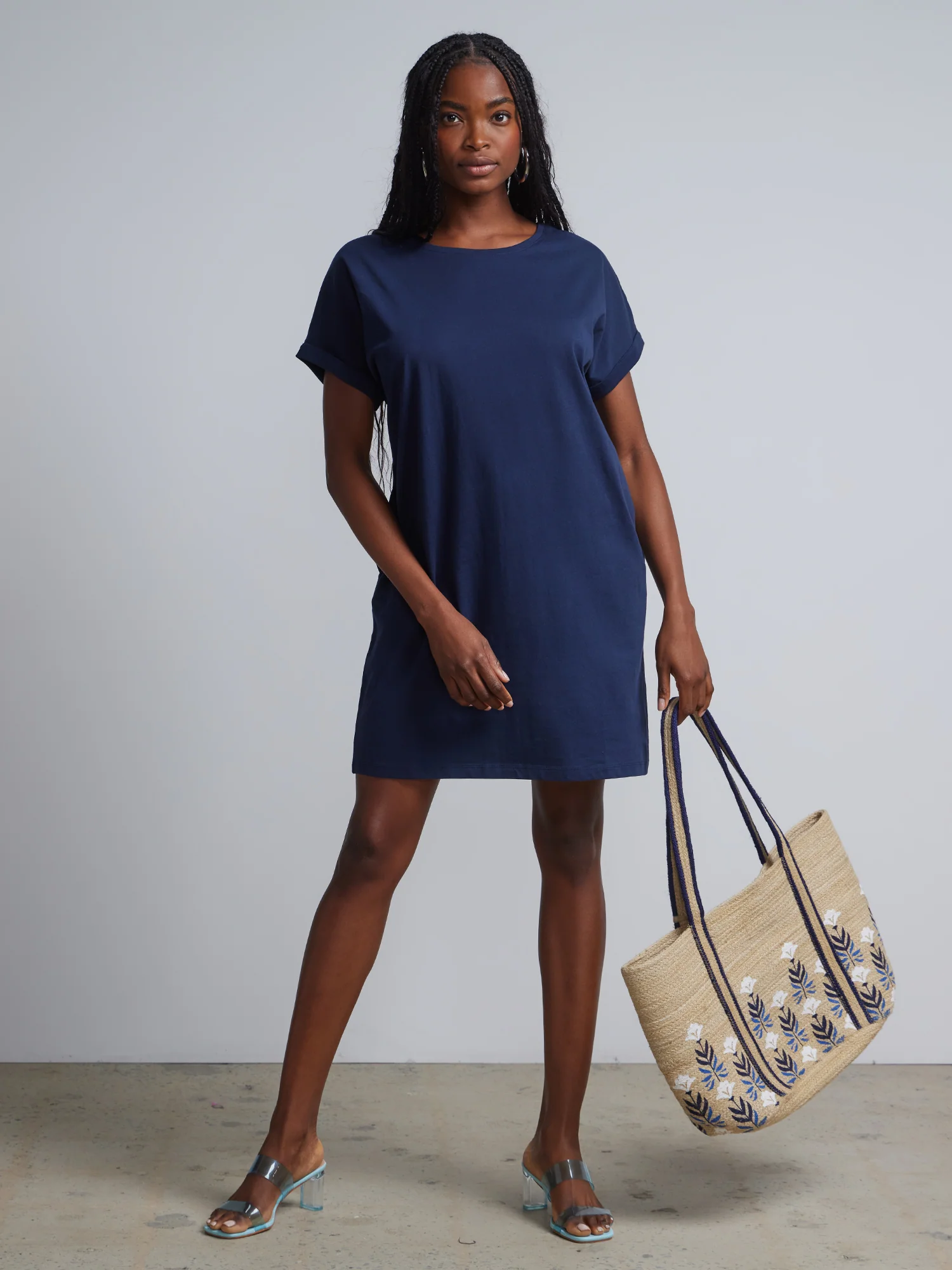 Crewneck Perfect Tee Dress - Image 9