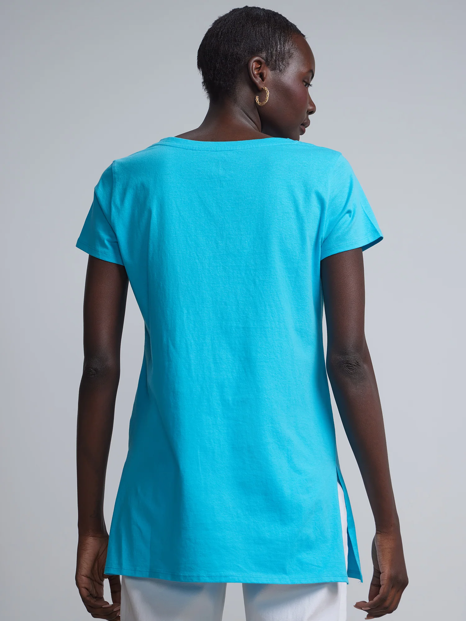 Criss-Cross Front Tunic Top - Image 19