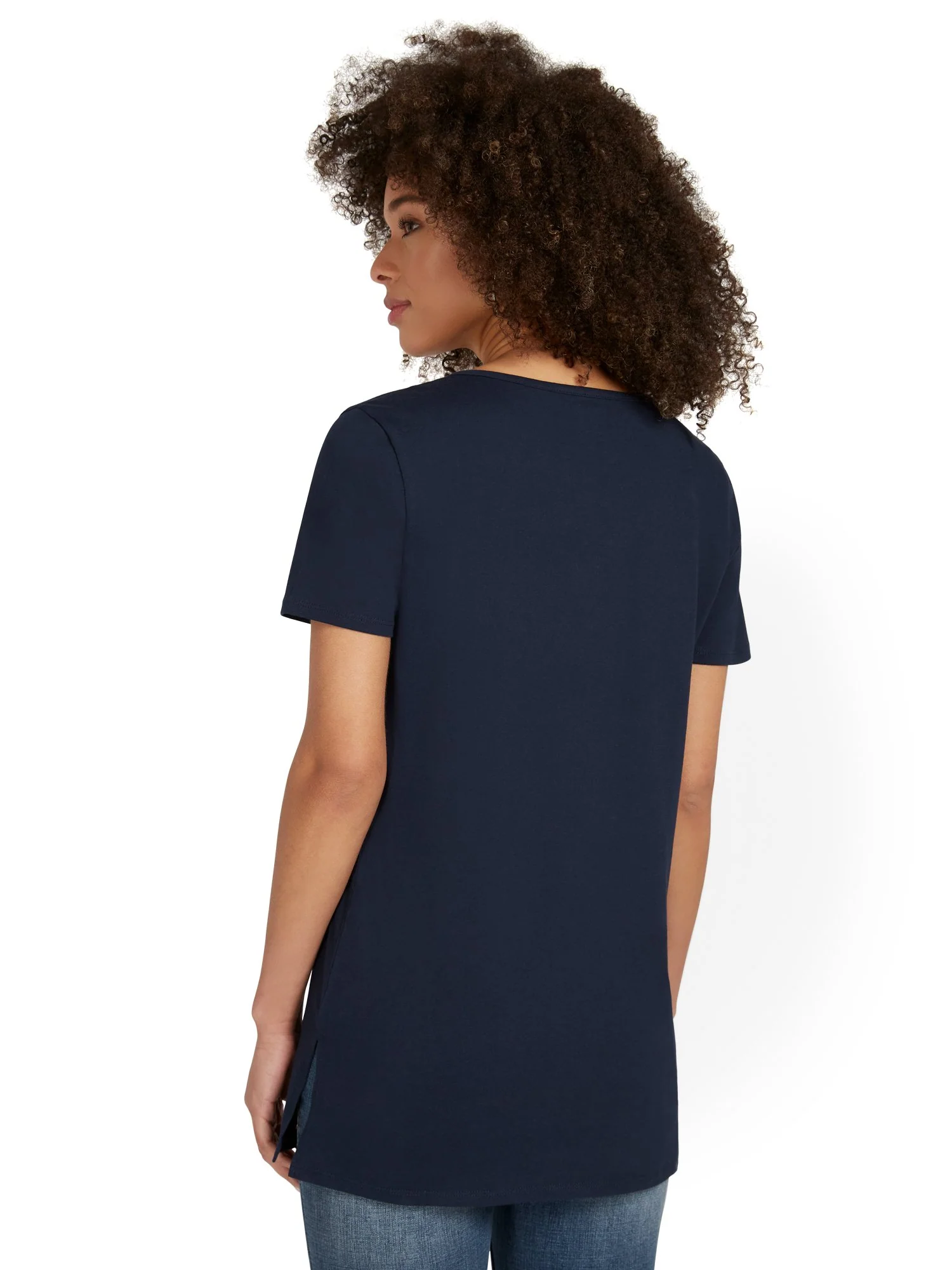 Crisscross-Neck Perfect Tunic Top - Image 12