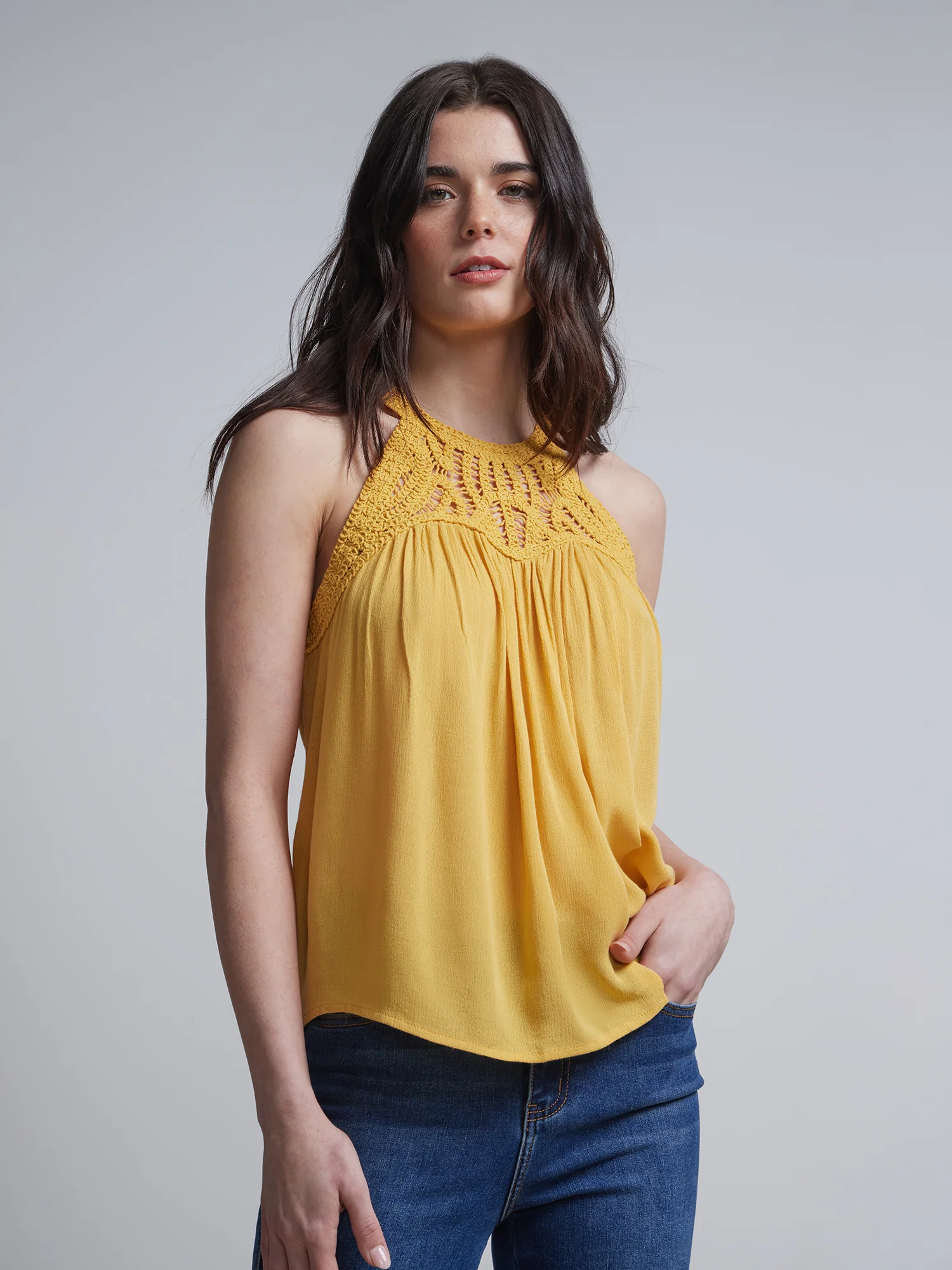 Crochet-Lace Halterneck Top - Image 6