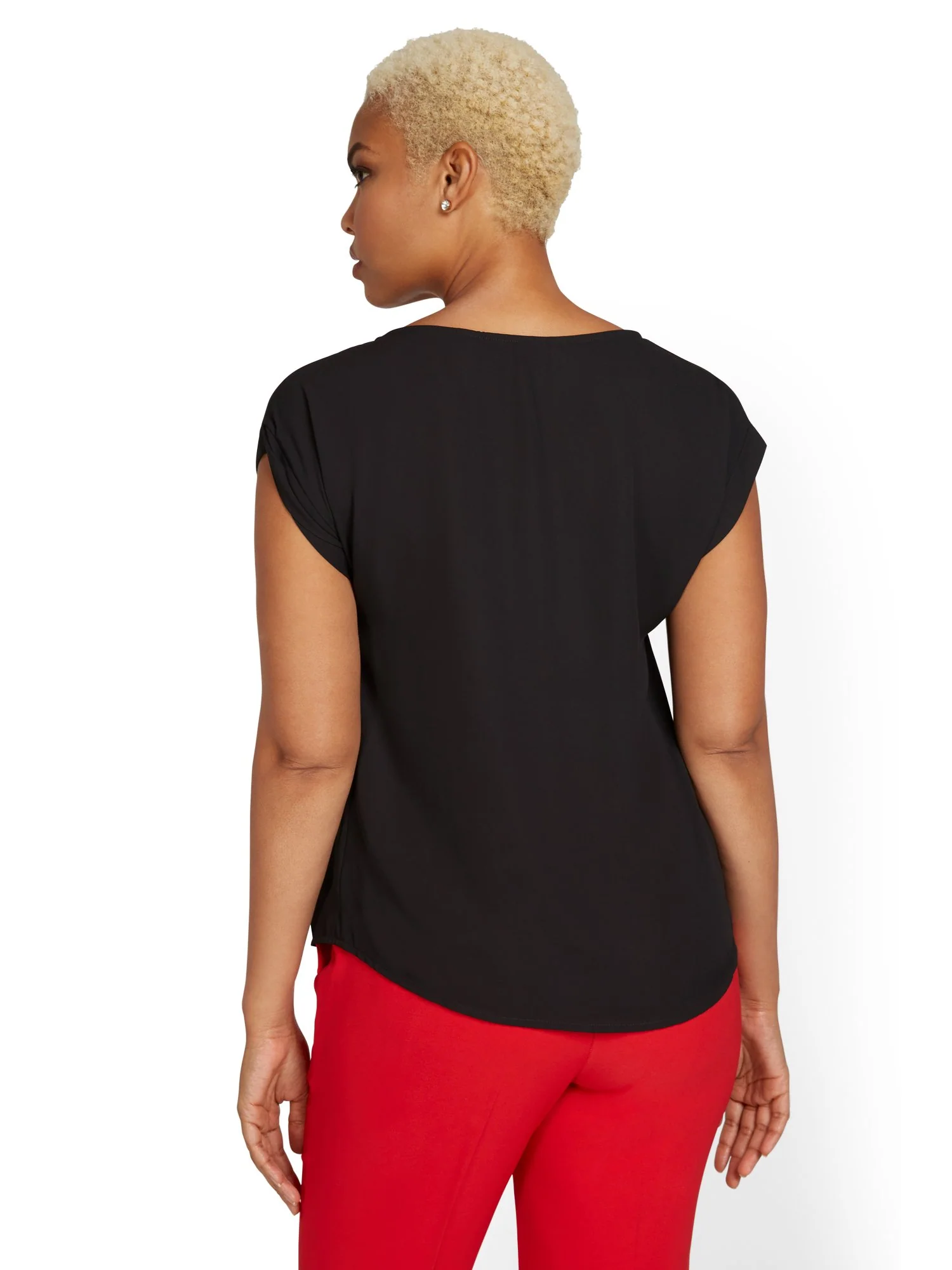 Cuffed Dolman Blouse - Image 3