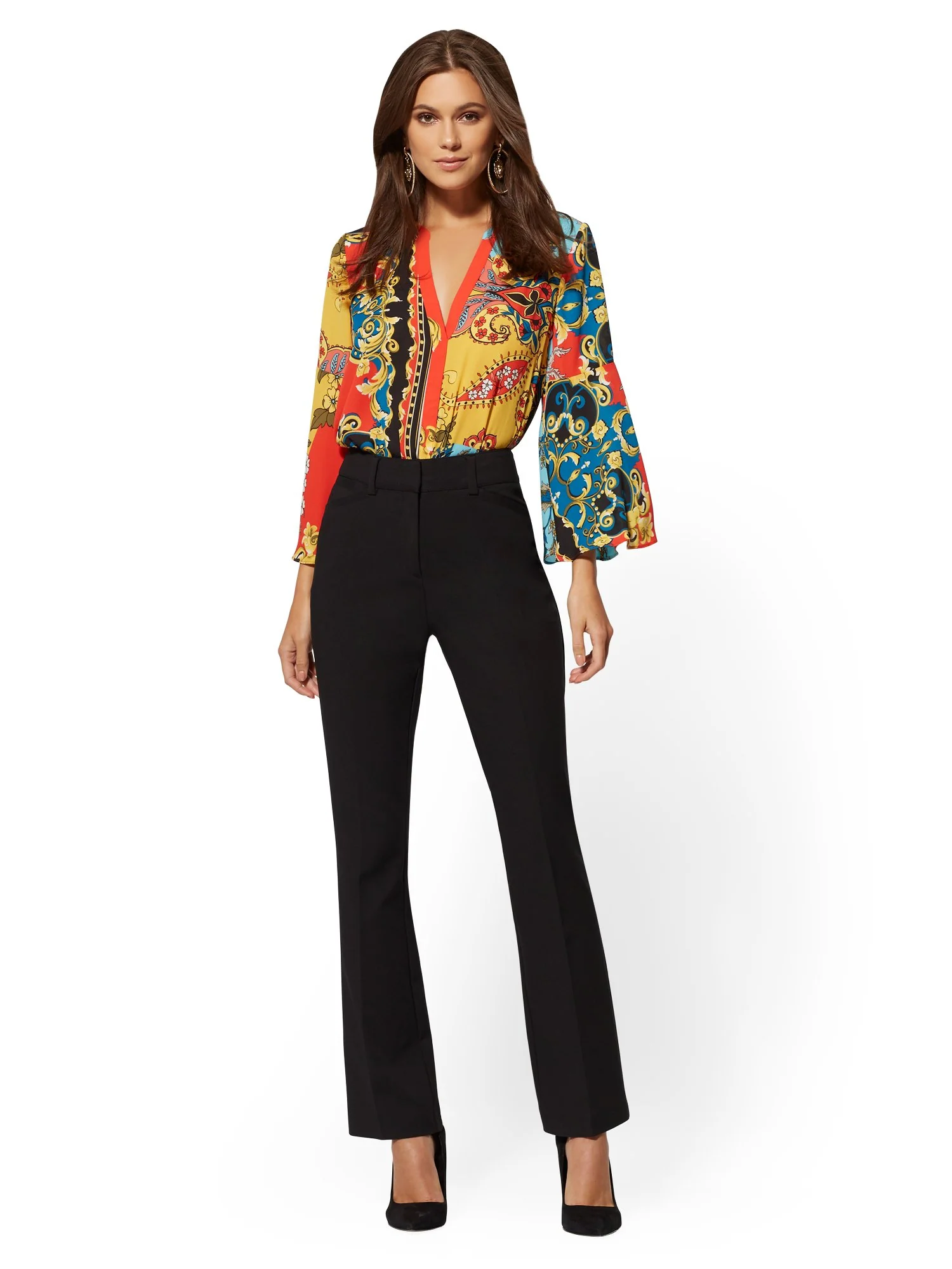 Curvy Bootcut Pant - All-Season Stretch - 7th Avenue - Image 4