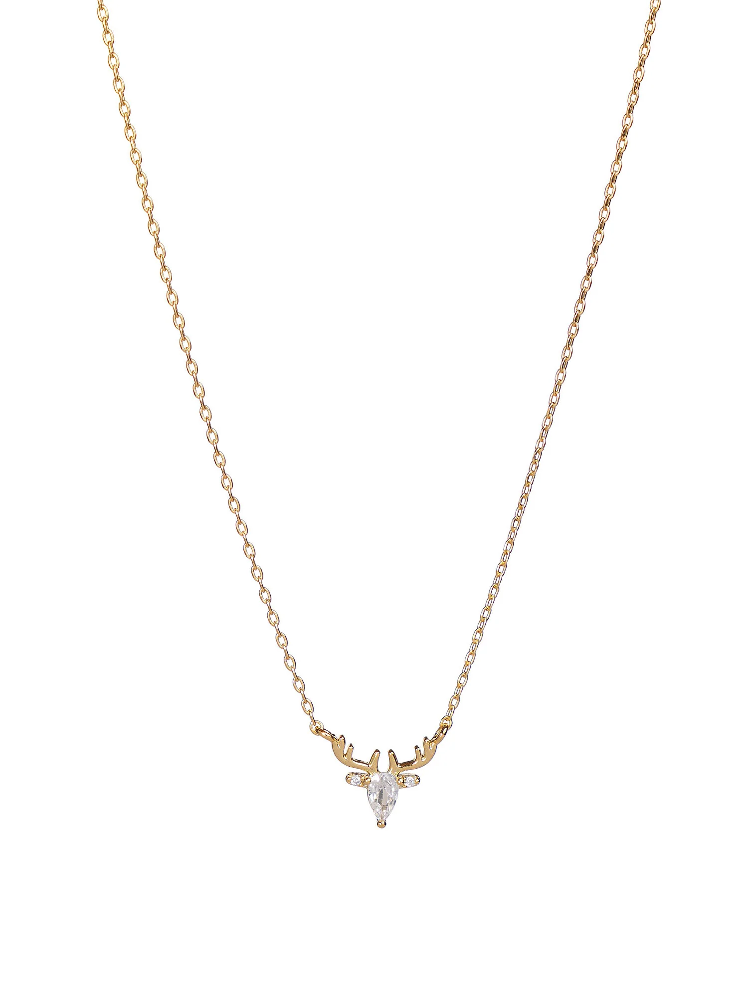LA Radiant CZ Reindeer Pendant Necklace - Brands We Love - Image 2