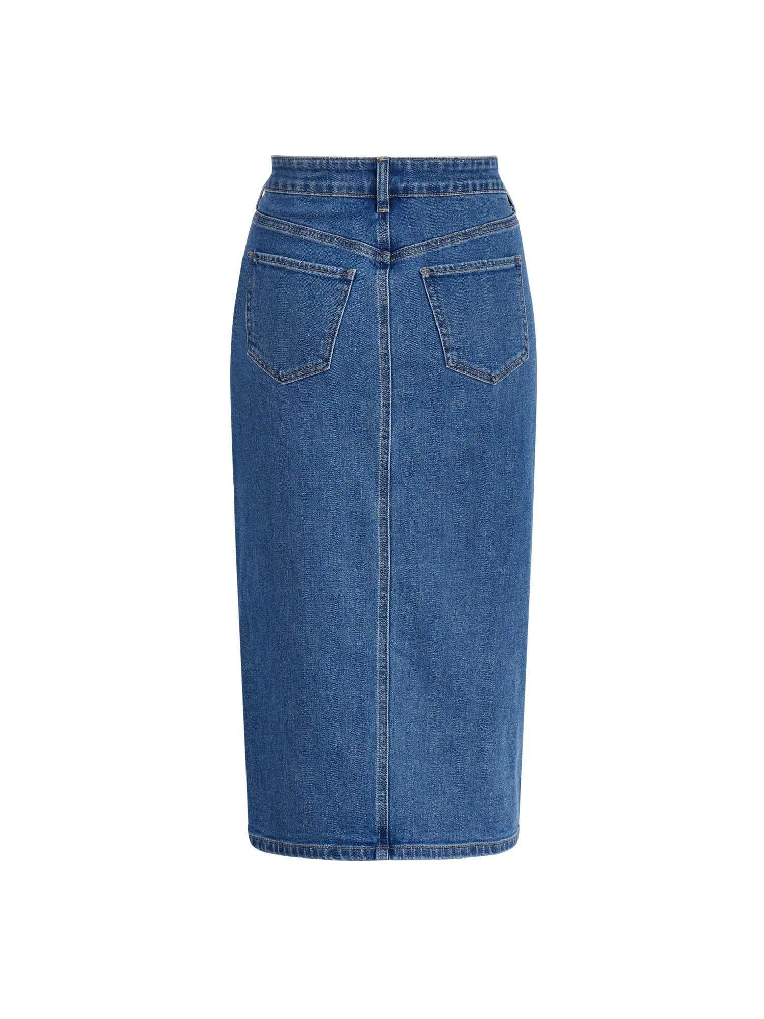 Denim Midi Pencil Skirt - The NY&C Legacy Collection - Image 3