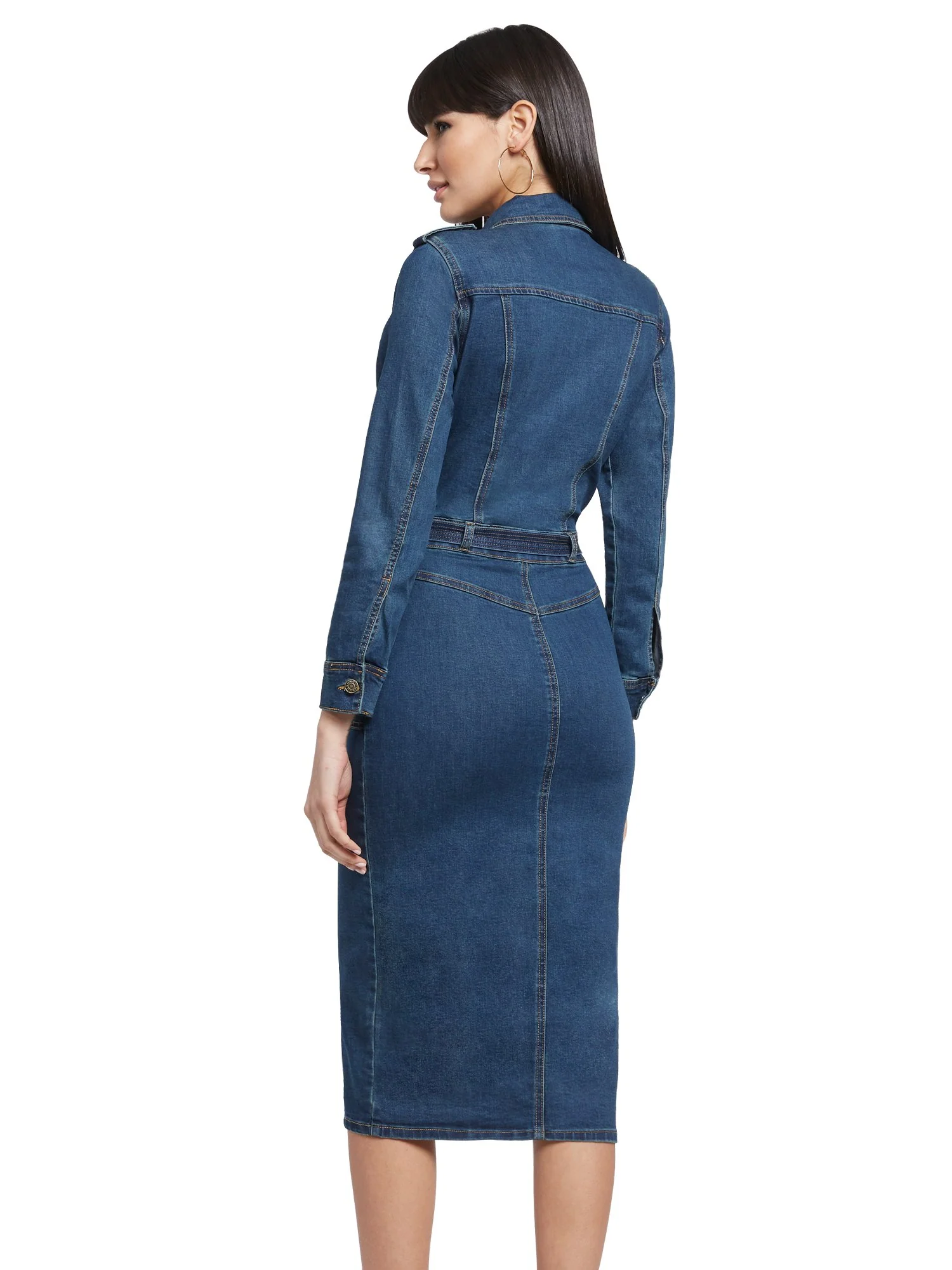 Denim Utility Shirtdress - NYC Strong Collection - Image 2