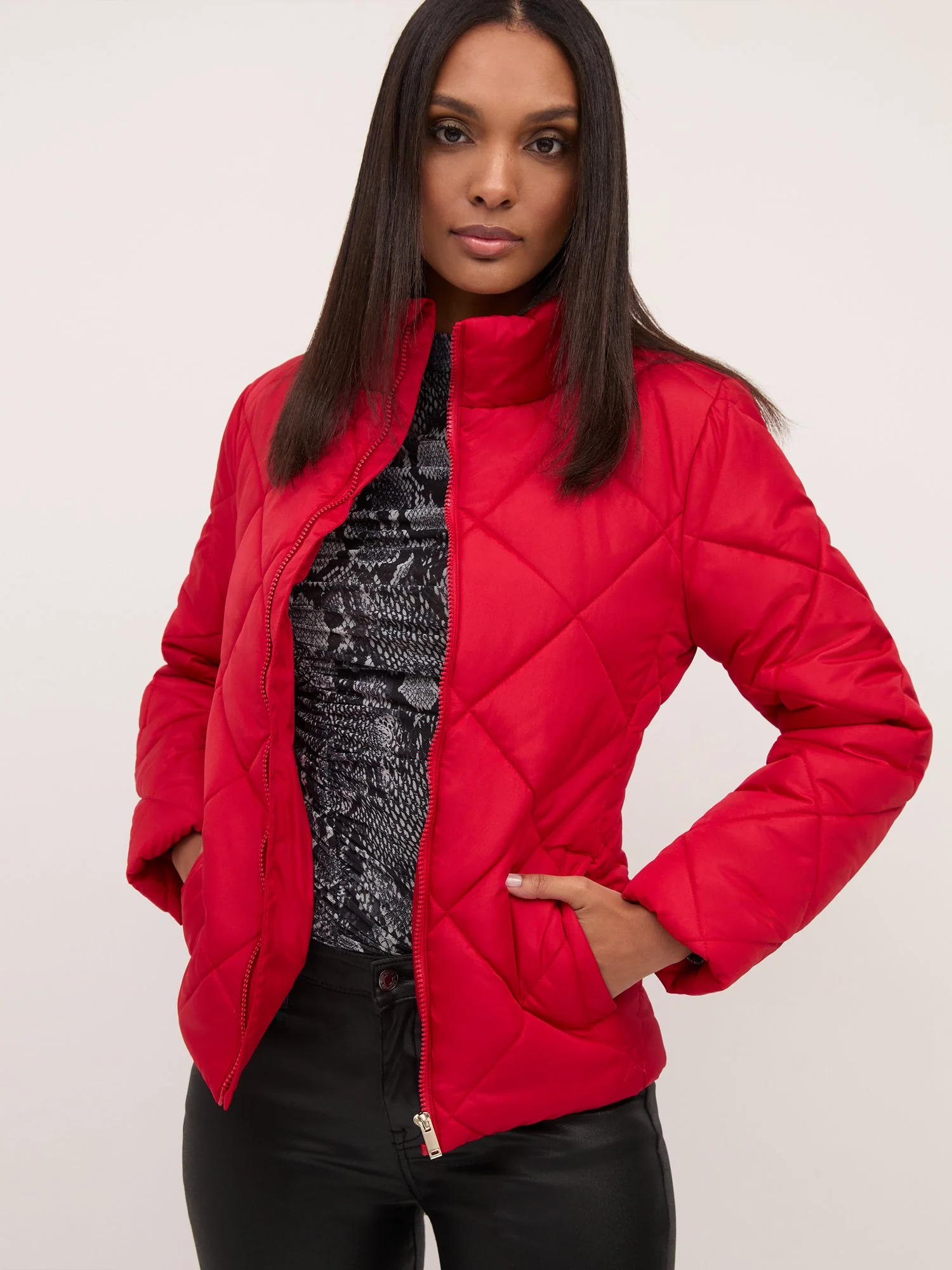 Diamond-Quilted Puffer Jacket - Image 12