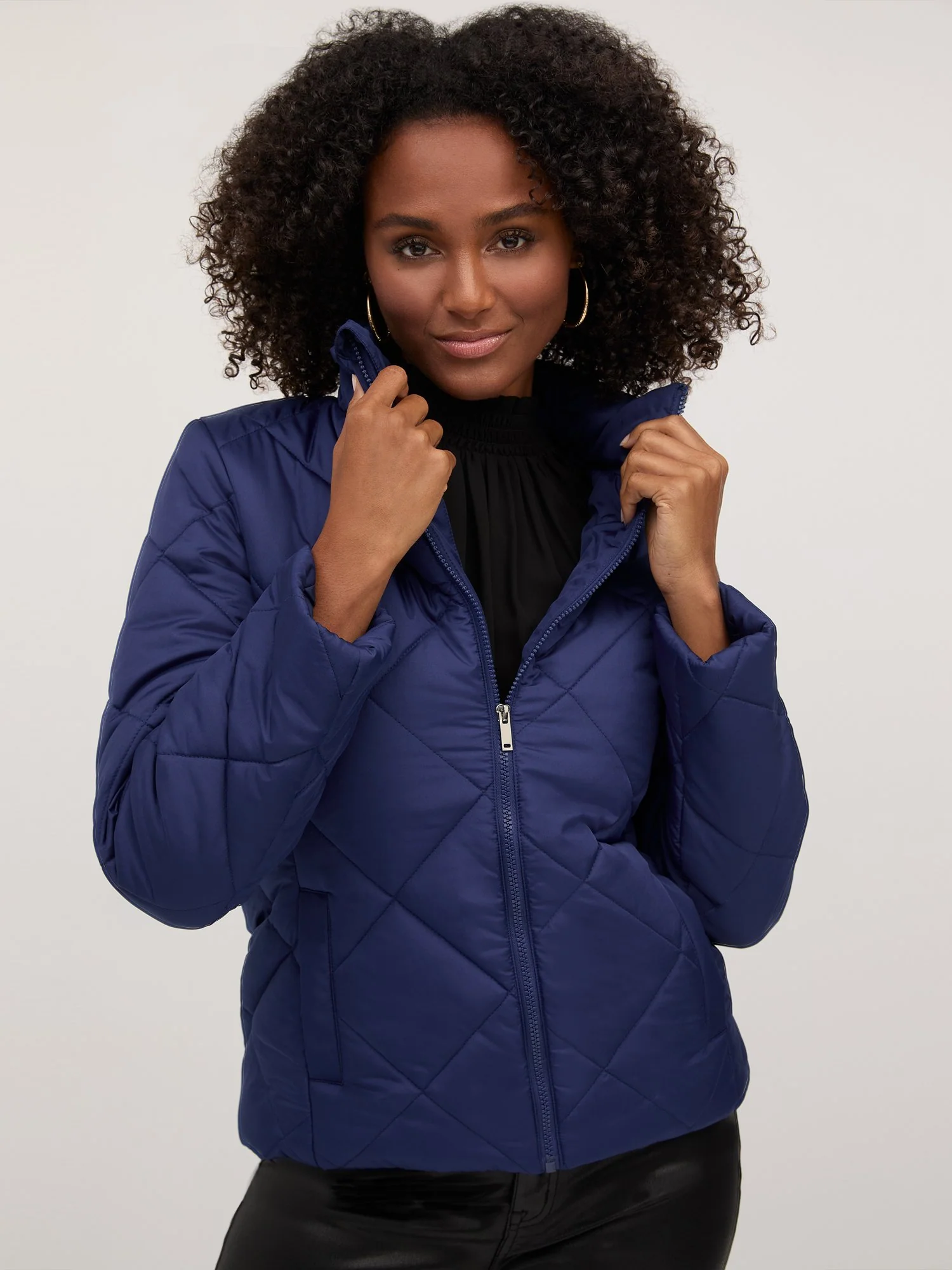 Diamond-Quilted Puffer Jacket - Image 22