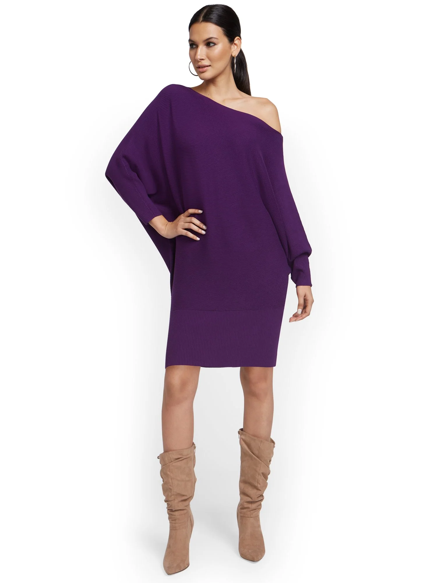 Dolman Sweater Dress - Image 10