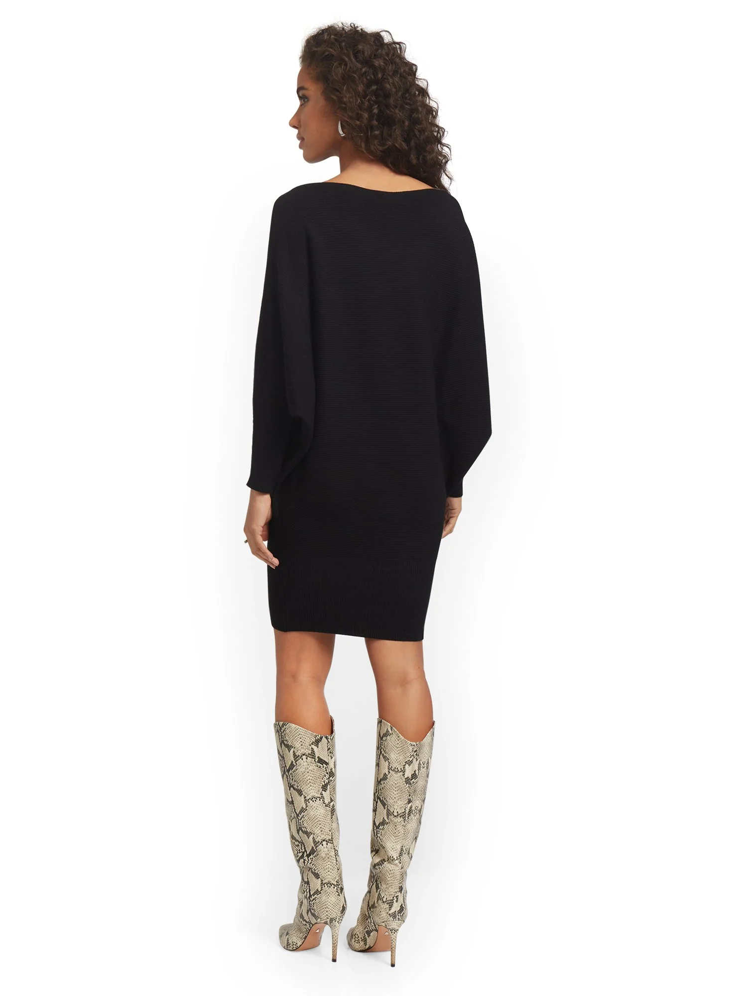 Dolman Sweater Dress - Image 3