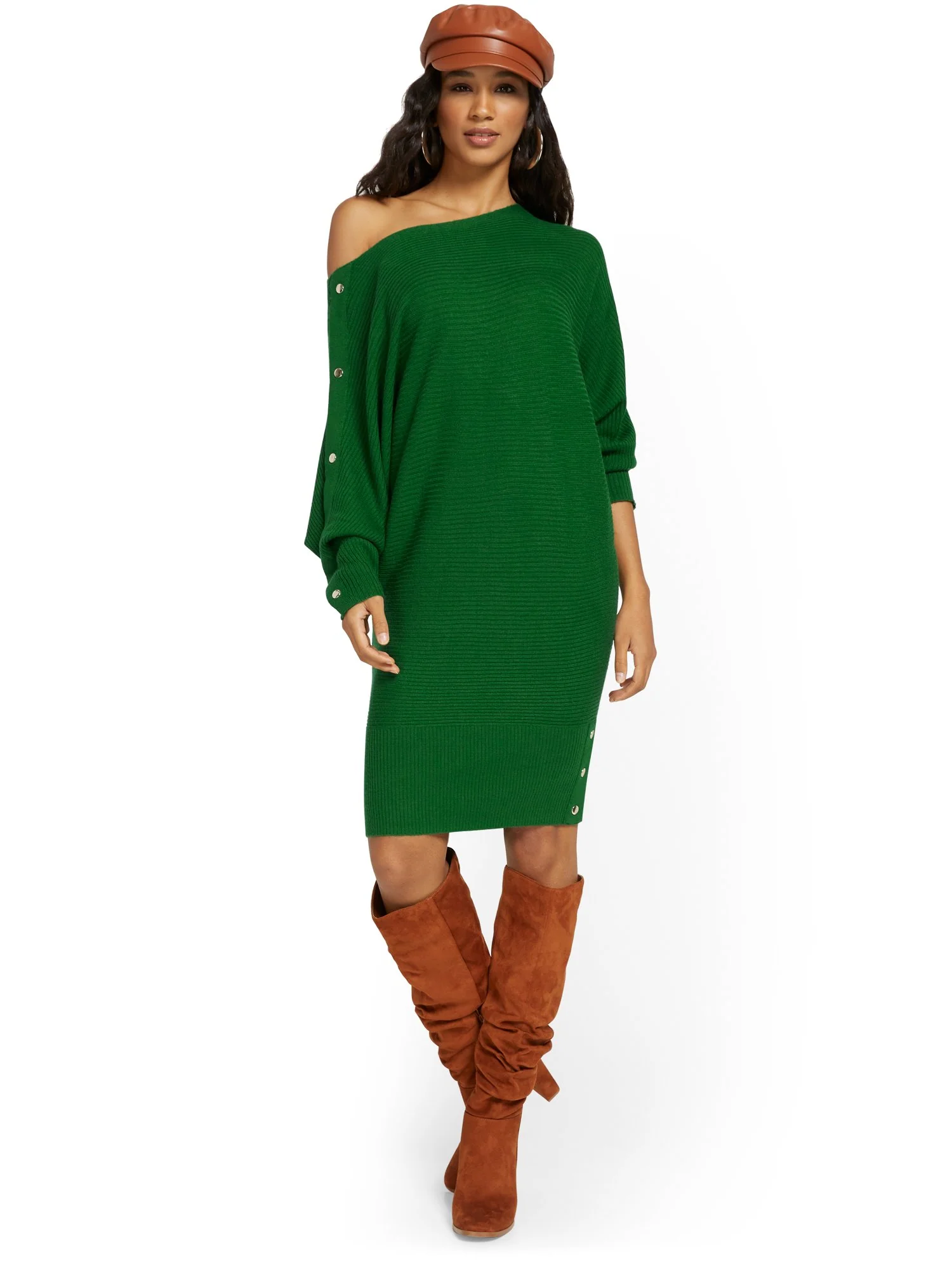 Dolman Sweater Dress - Image 9