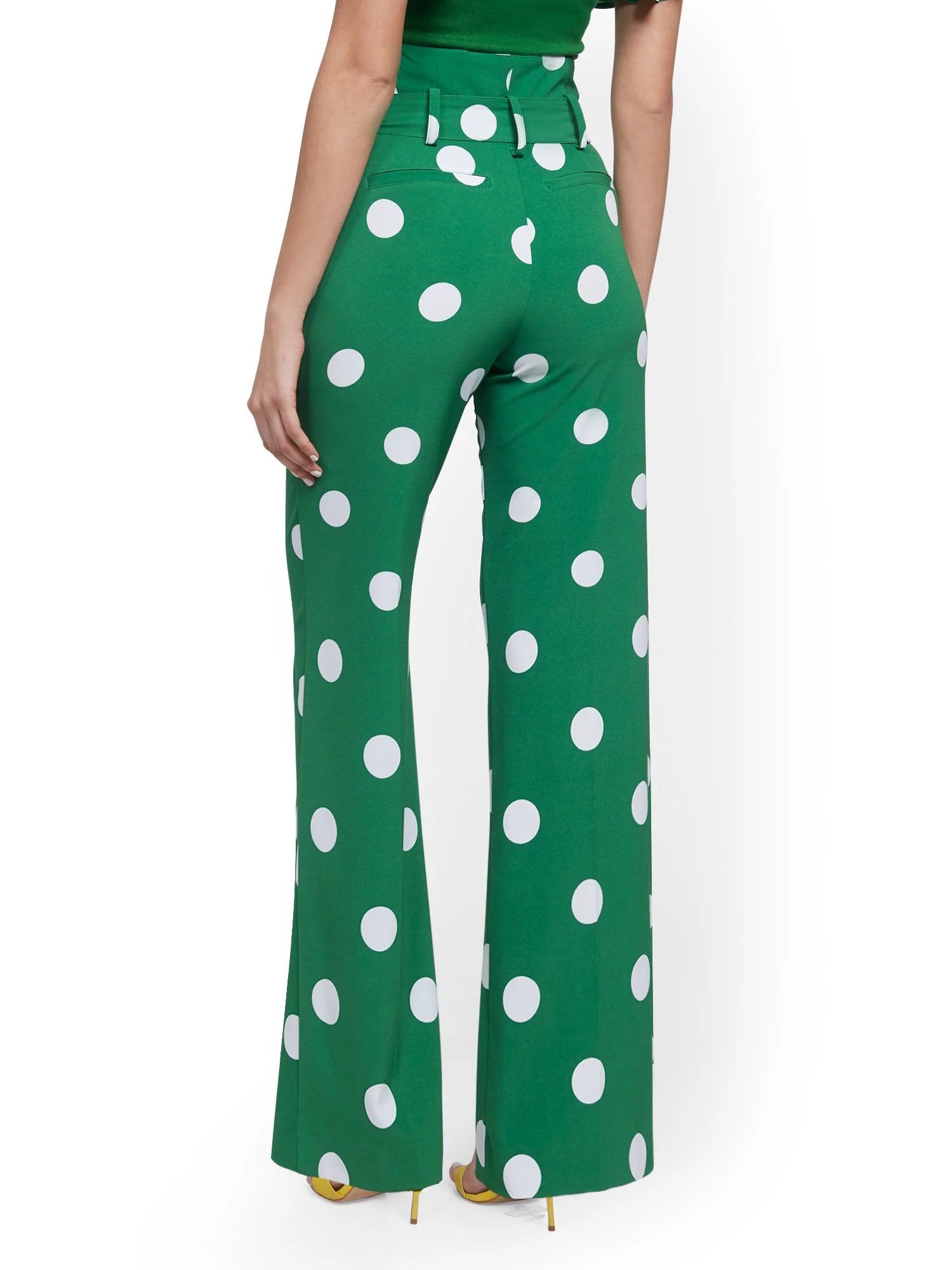 Dot-Print Palazzo Pant - 7th Avenue - Image 3