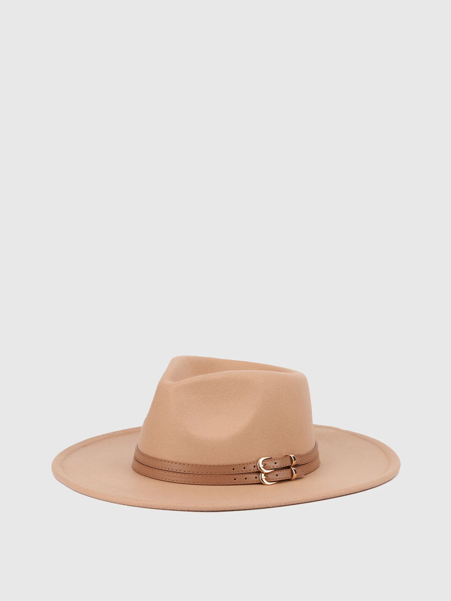 Double Belt Felt Hat - Image 5