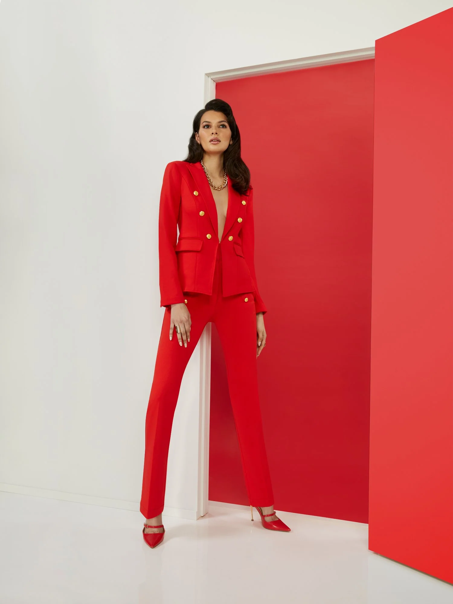 Double-Breasted Button Jacket - Superflex - Image 11