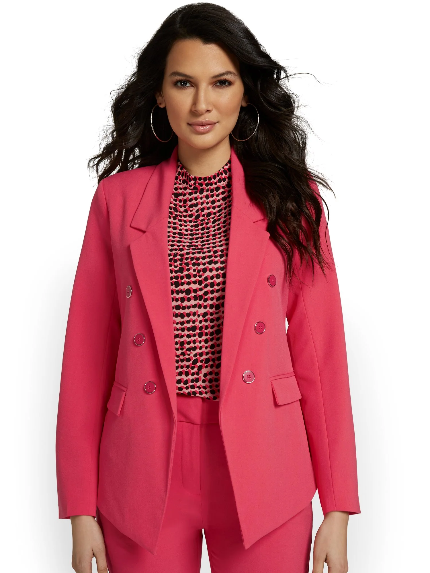 Double-Breasted Jacket - Essential Stretch - Image 12