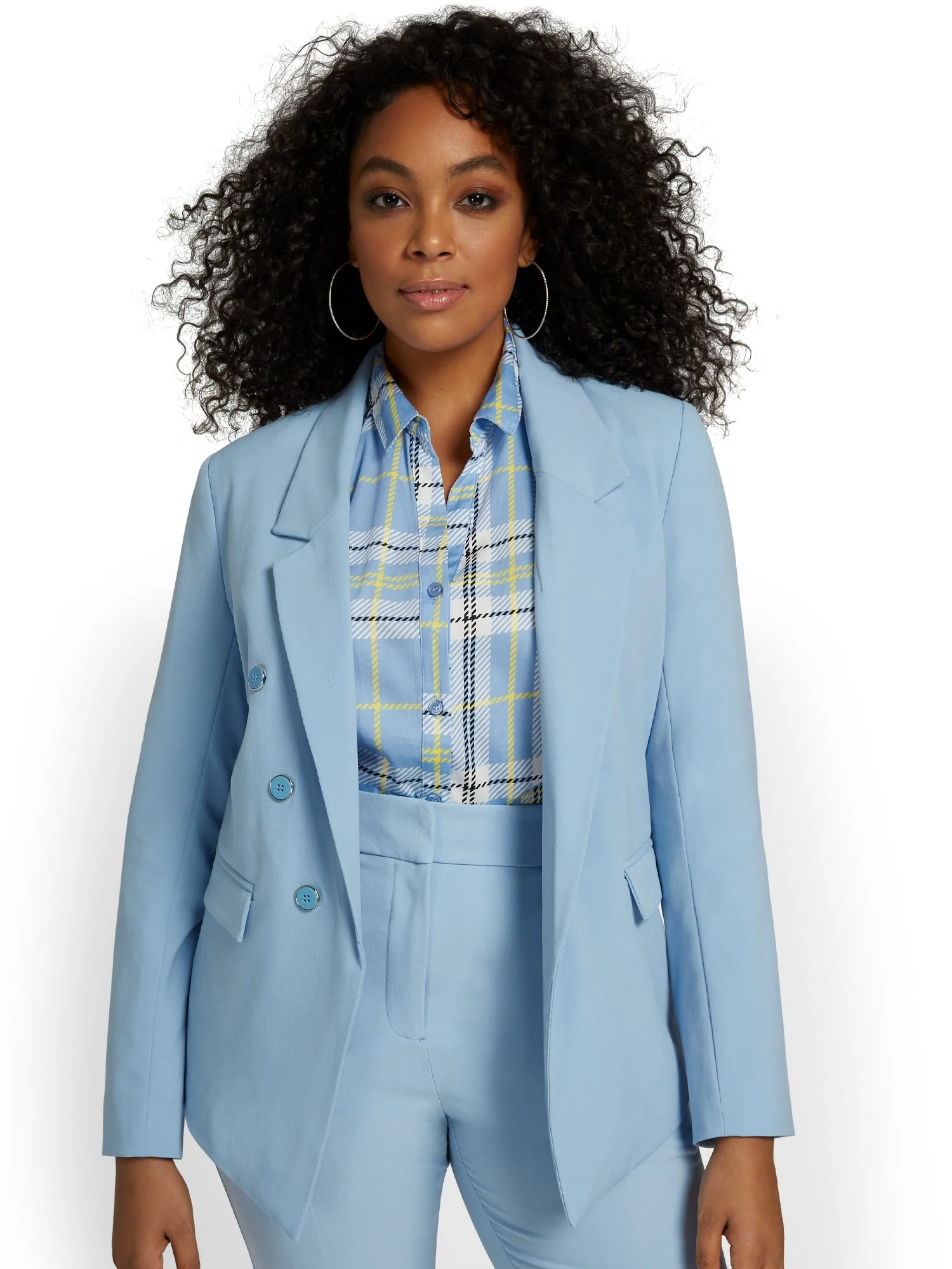 Double-Breasted Jacket - Essential Stretch - Image 9