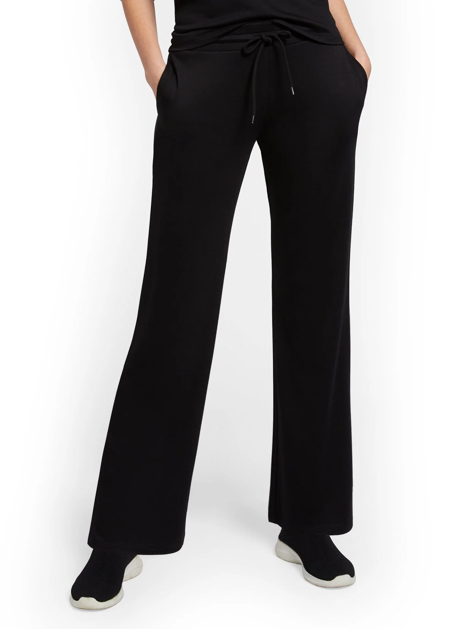 Dreamy French Terry Wide-Leg Pant