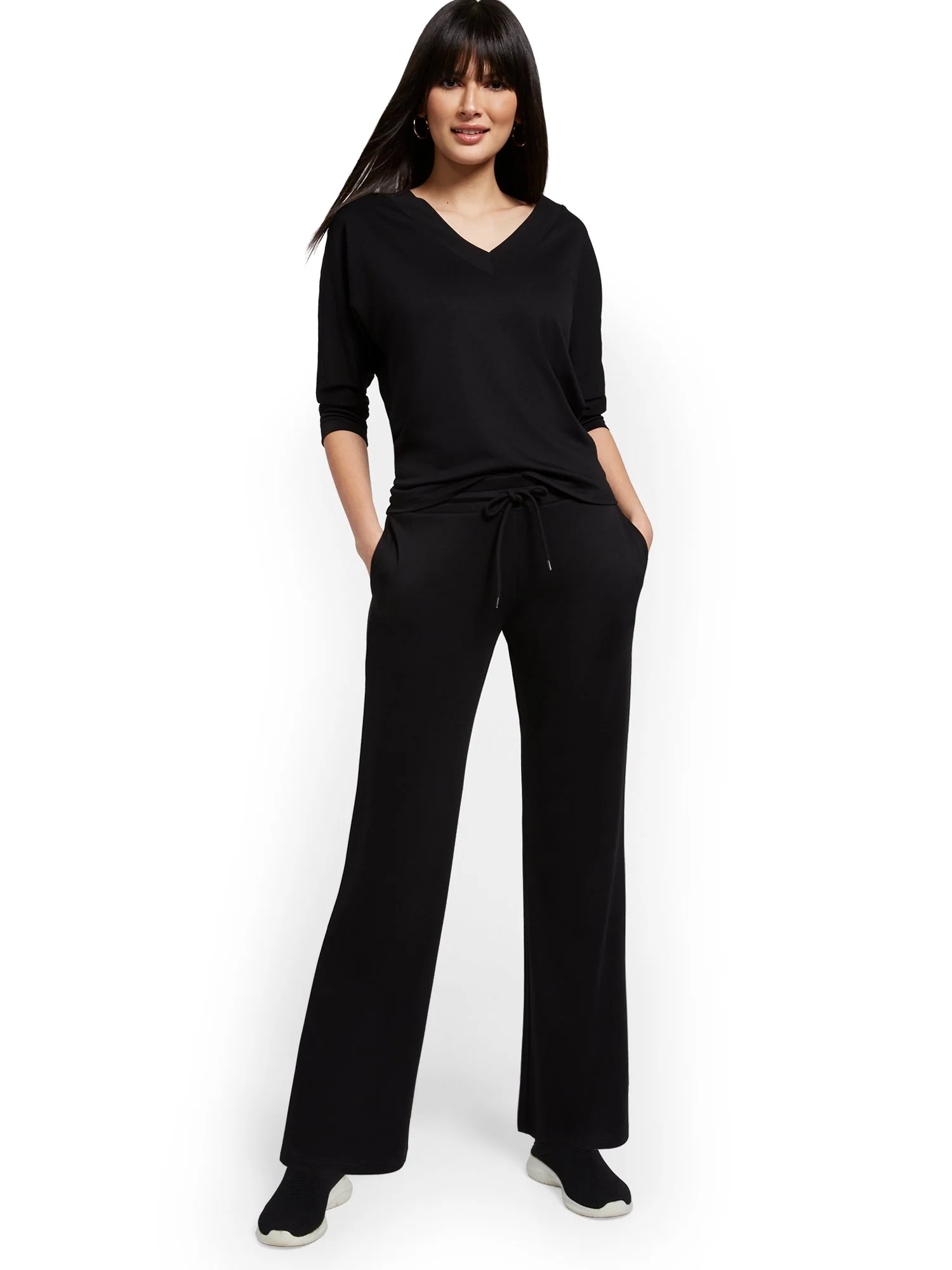Dreamy French Terry Wide-Leg Pant - Image 4