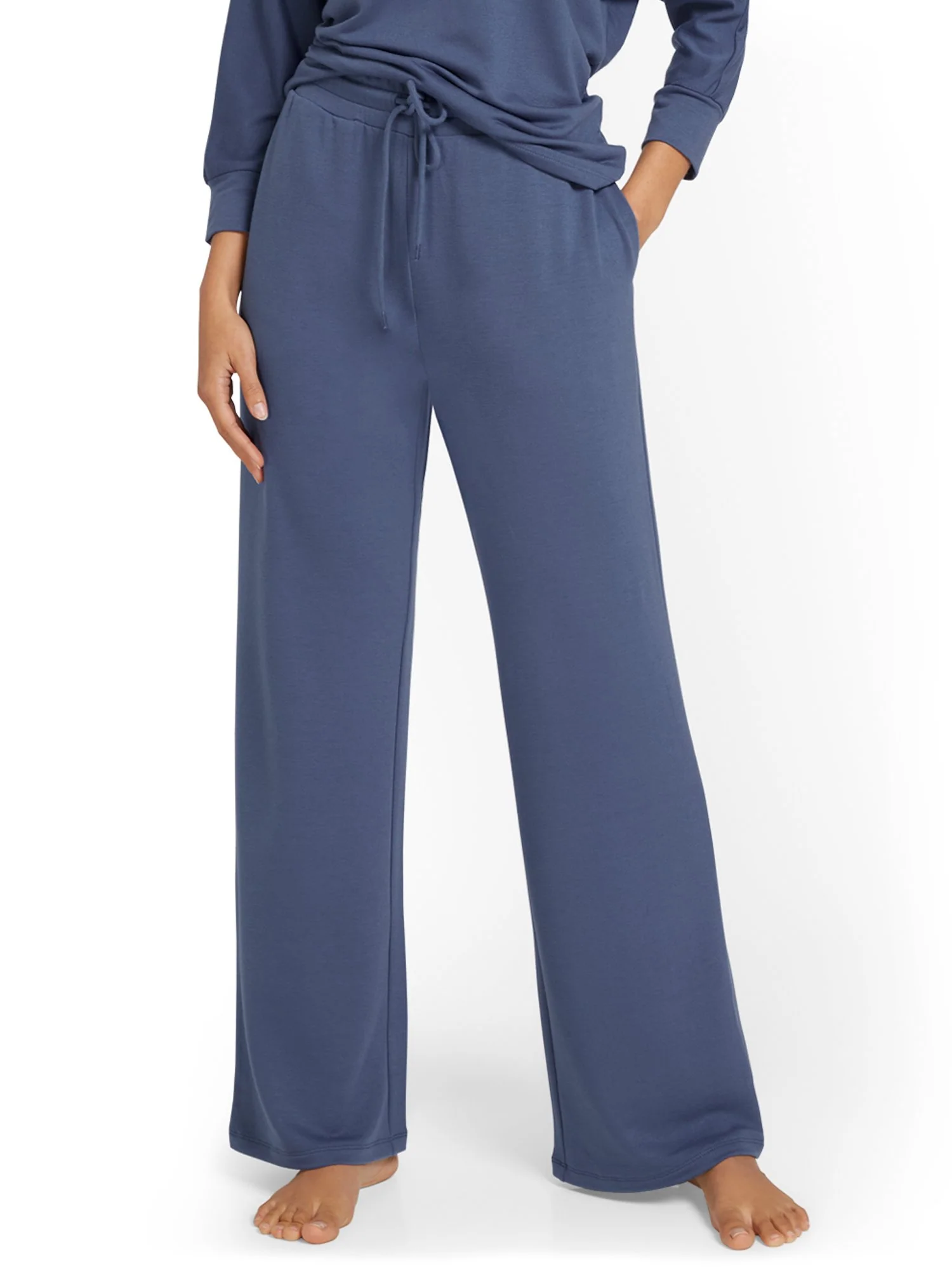 Dreamy French Terry Wide-Leg Pant - Image 6