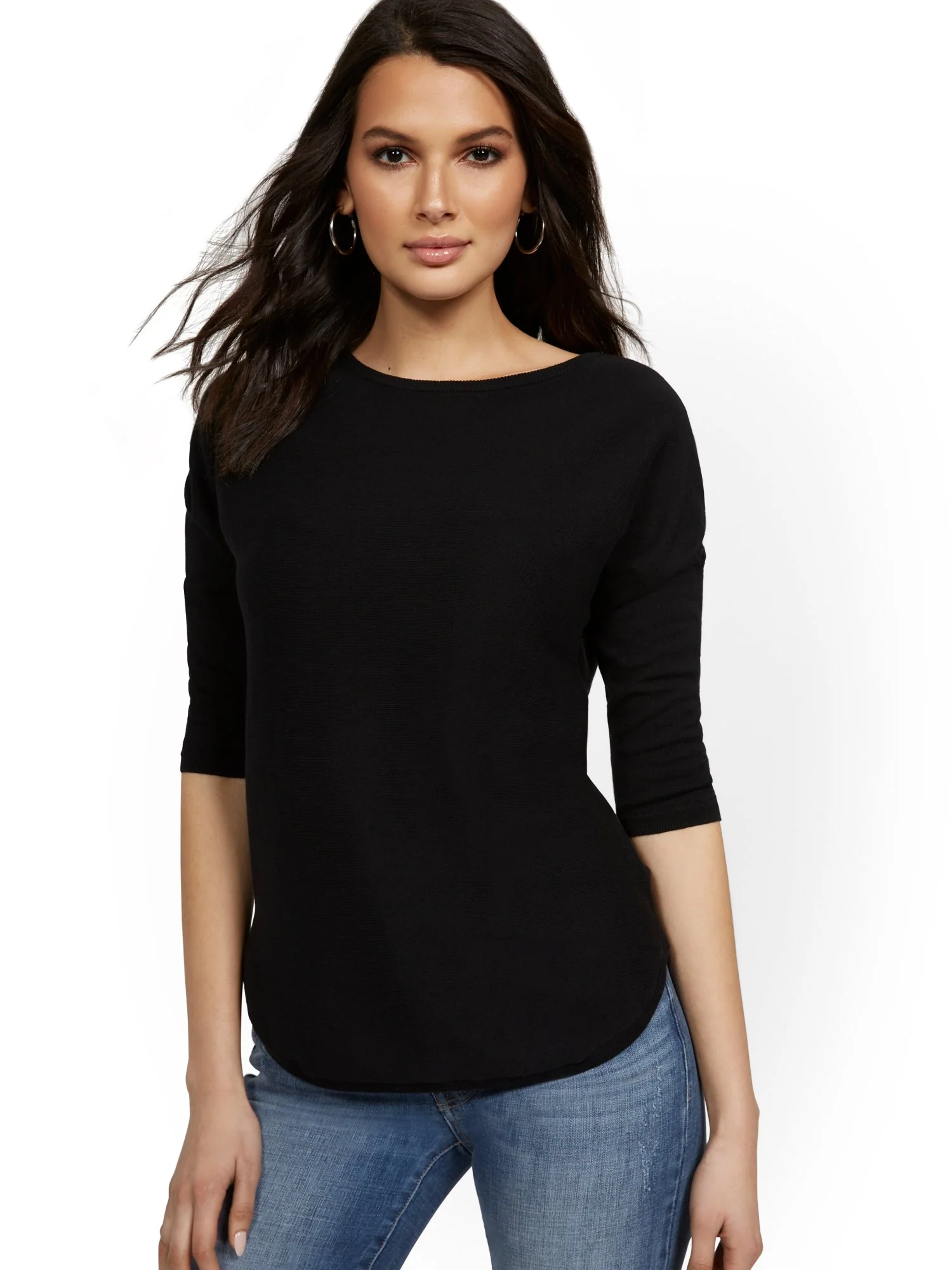 Easy Dolman Tunic Sweater - Image 2