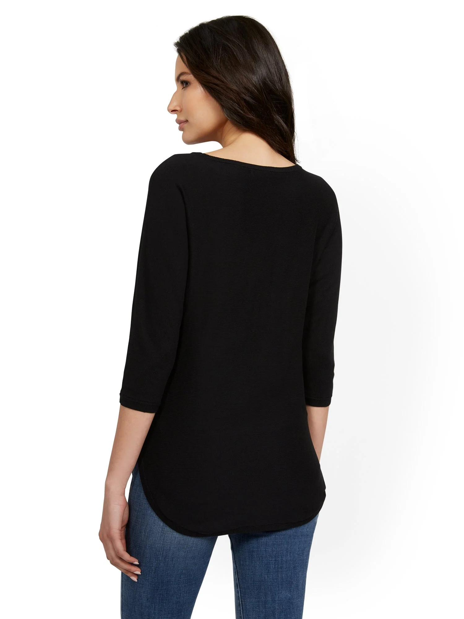 Easy Dolman Tunic Sweater - Image 3
