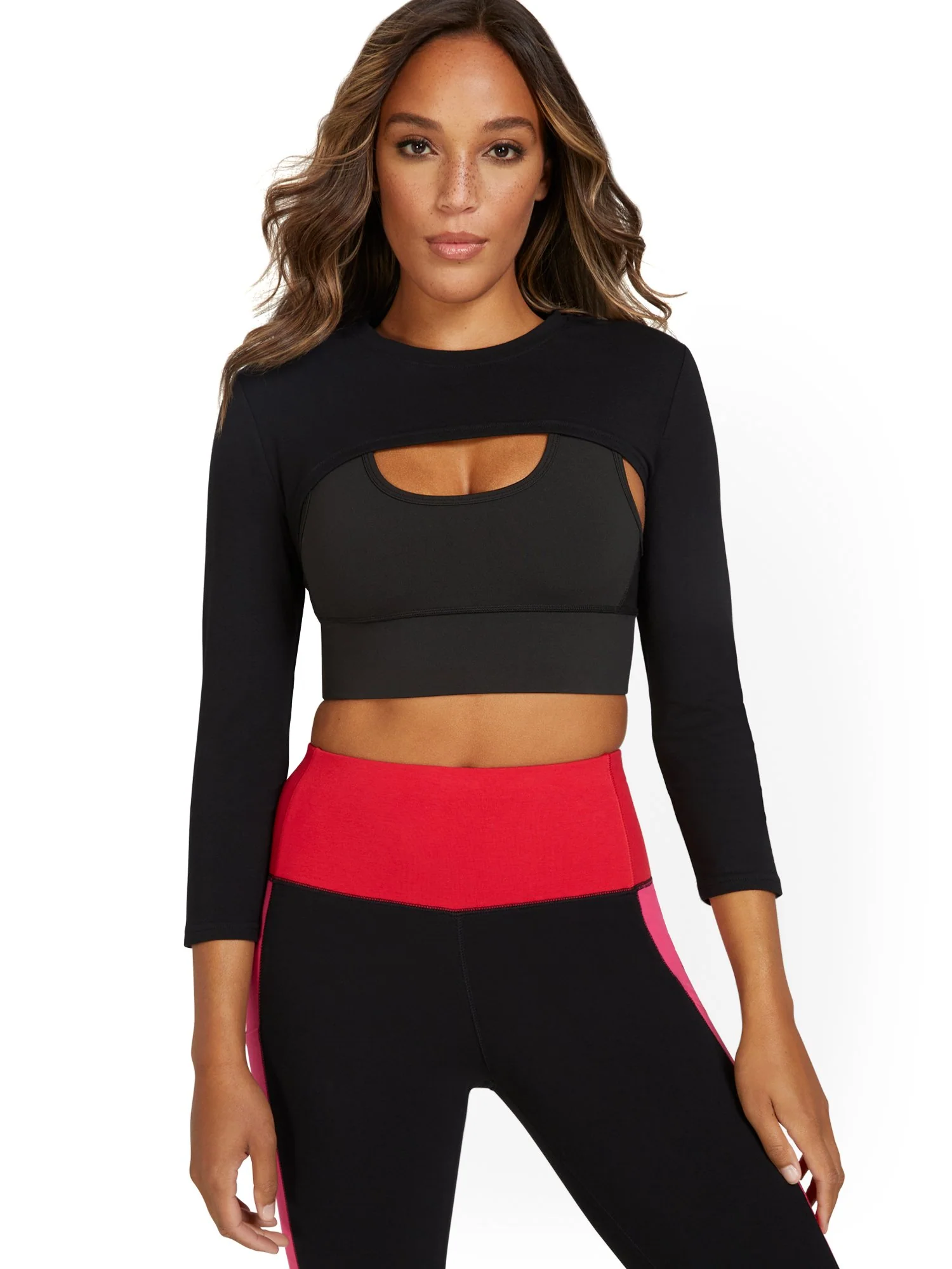 Elbow-Sleeve Crop Shrug - Image 2
