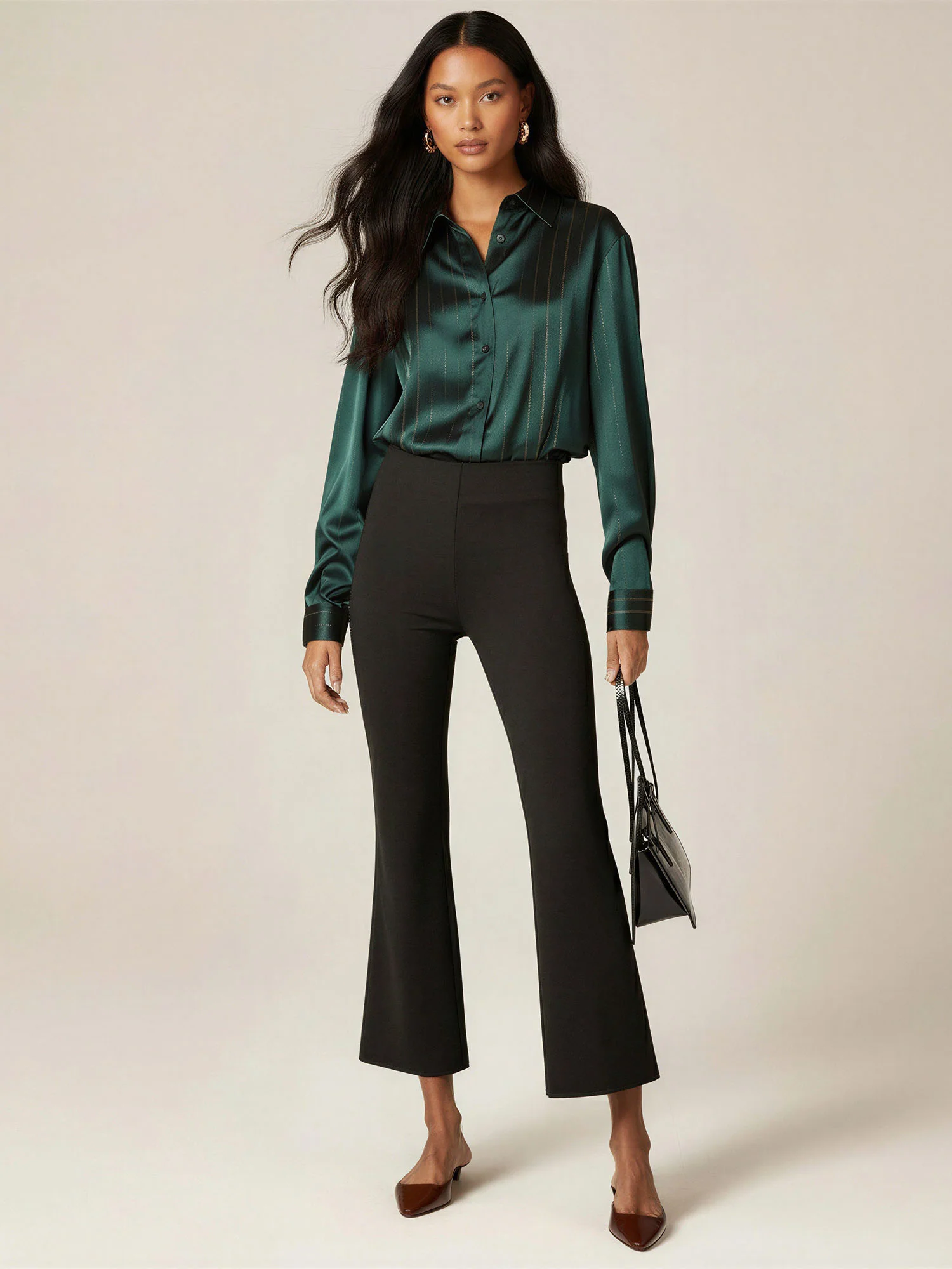 Eliza Kick Crop Flare Pant