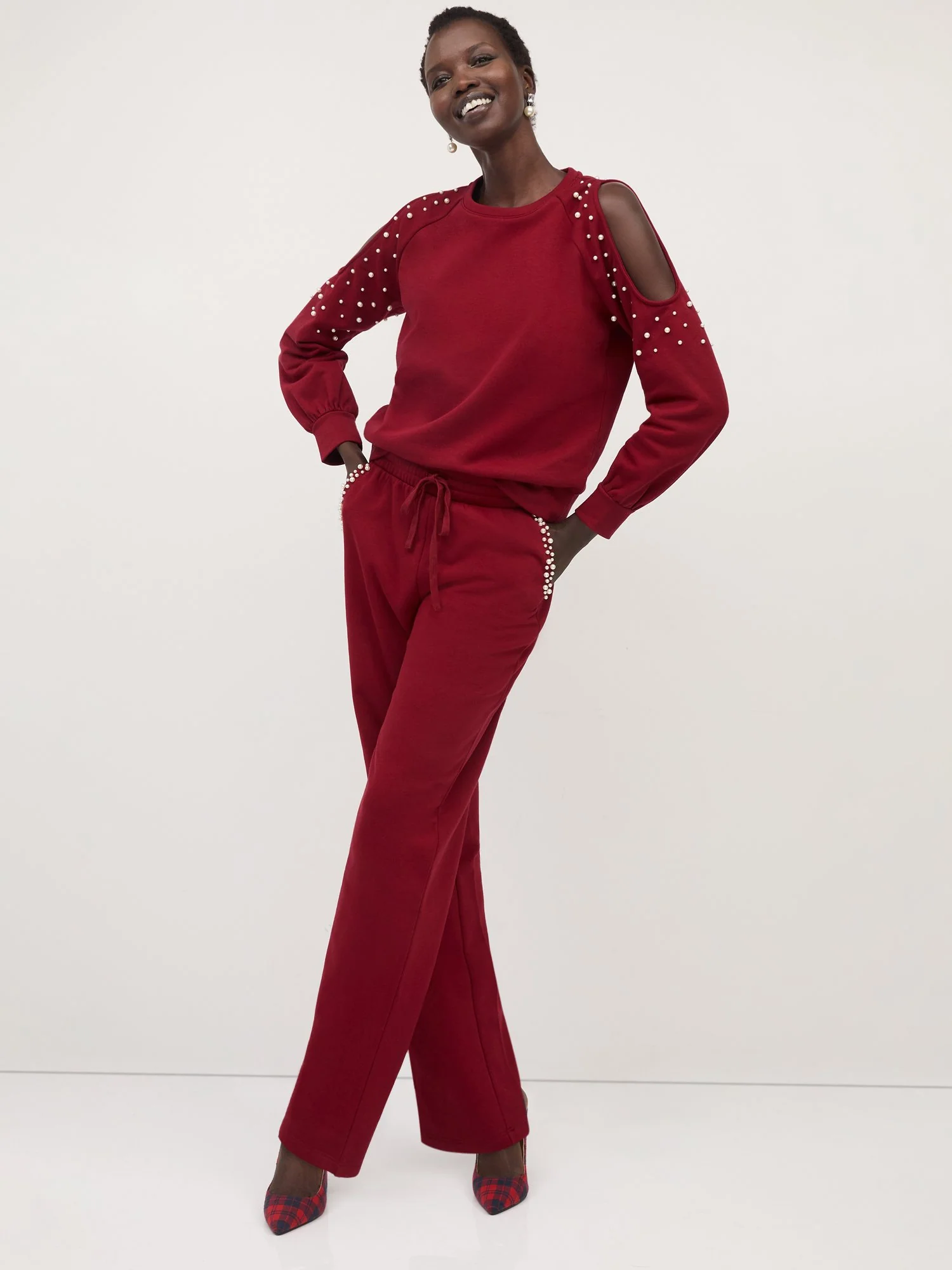 Embellished-Accent Straight-Leg Pant - Image 6