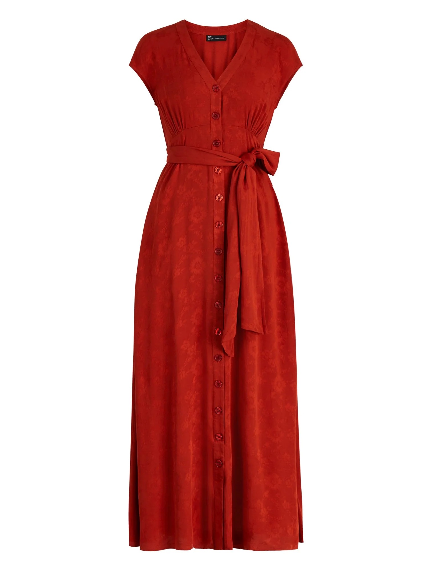 Empire-Waist Midi Dress - The NY&C Legacy Collection - Image 2