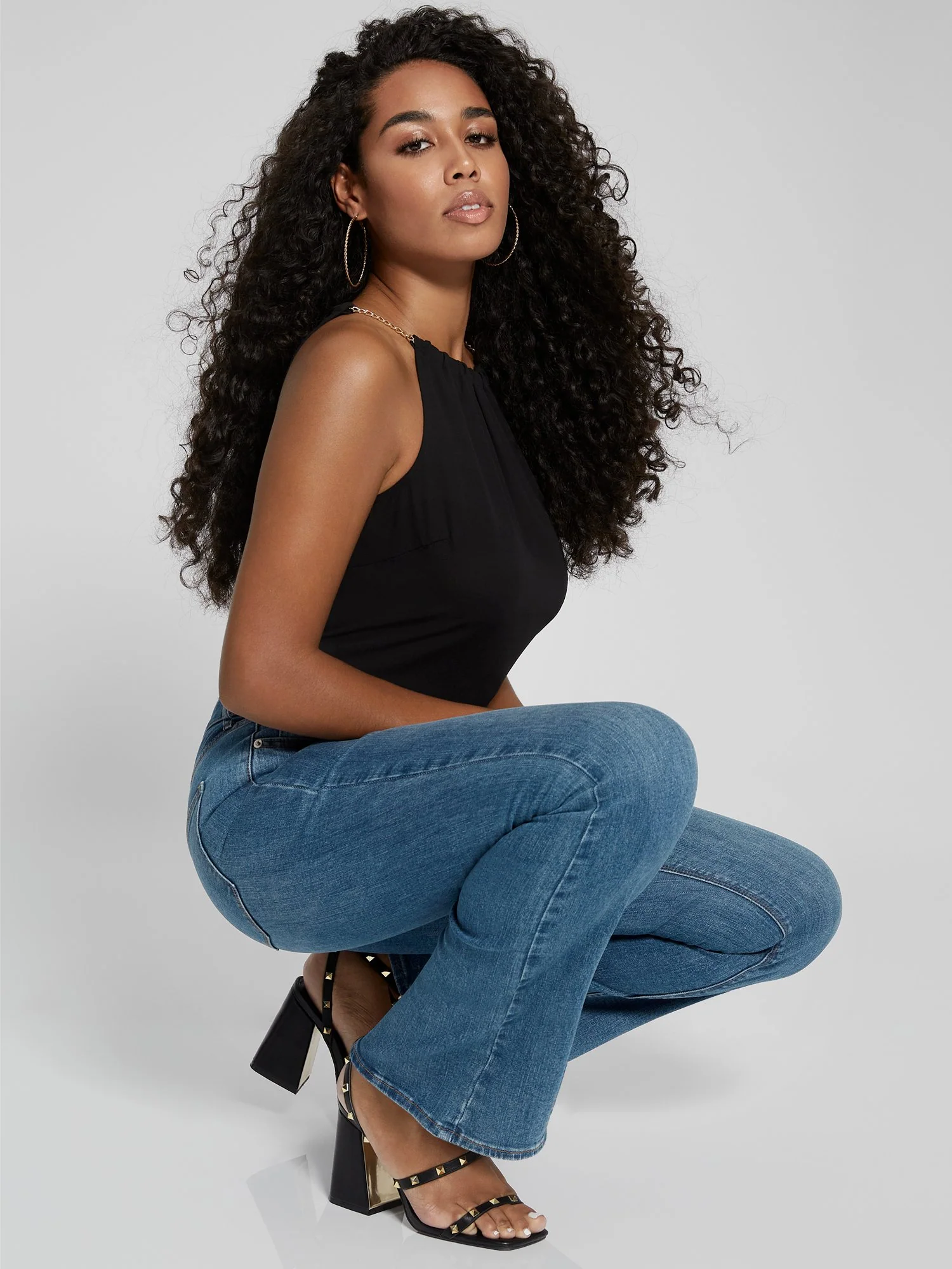 Essential Mid-Rise Bootcut Jeans - Light Wash - Image 6
