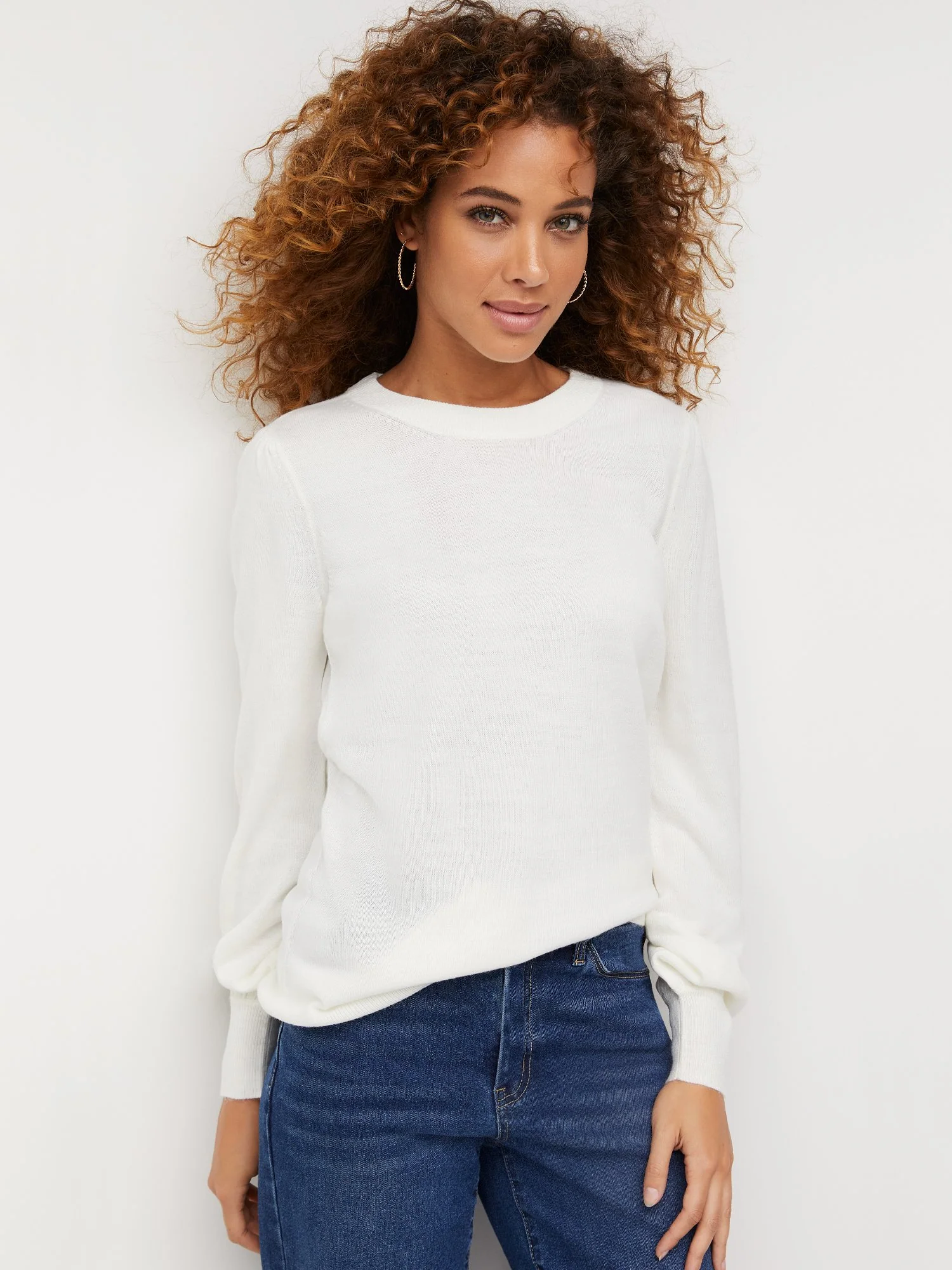 Essential Puff-Sleeve Sweater - Image 20