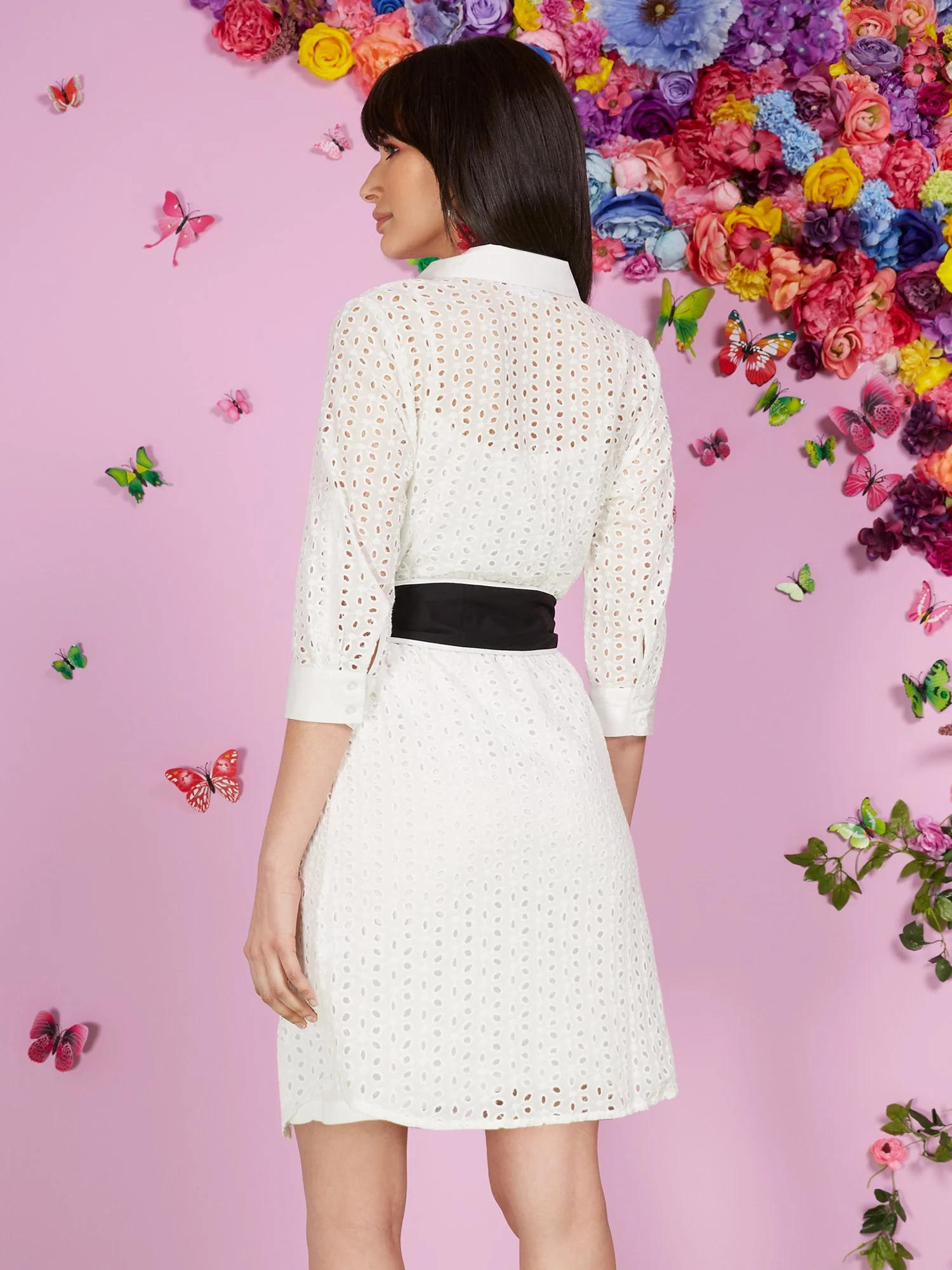 Eyelet Shirtdress - Image 3