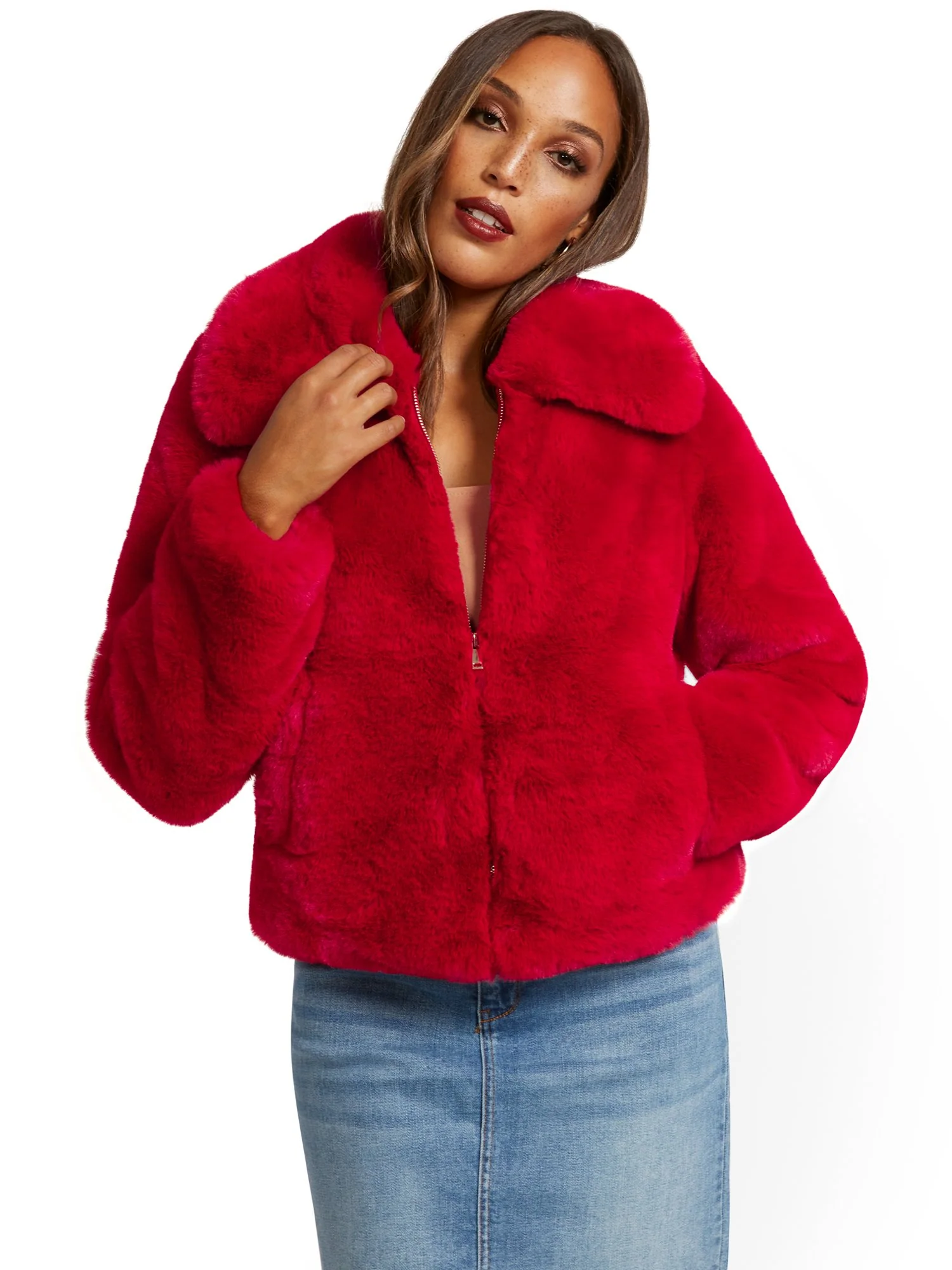 Faux-Fur Jacket - Image 15
