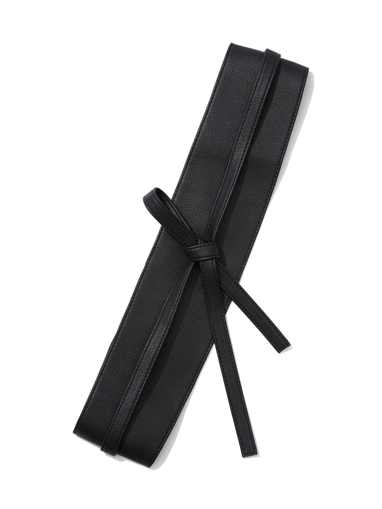 Faux-Leather Sash Belt - Image 2