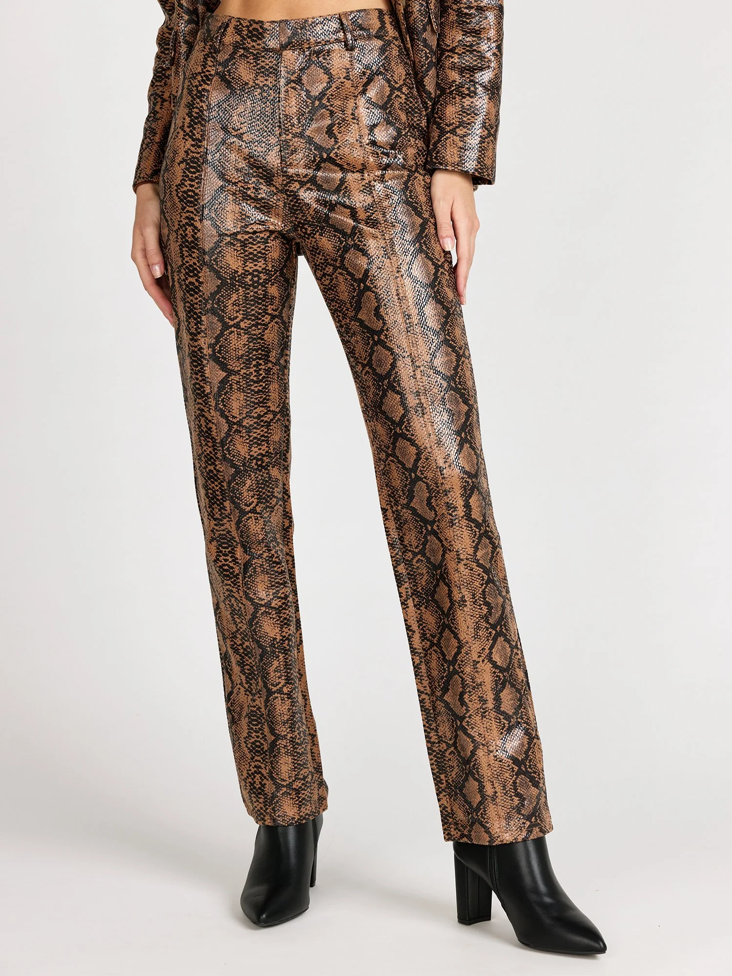 Luxy USA Faux Leather Snake Print Pant - Brands We Love - Image 2