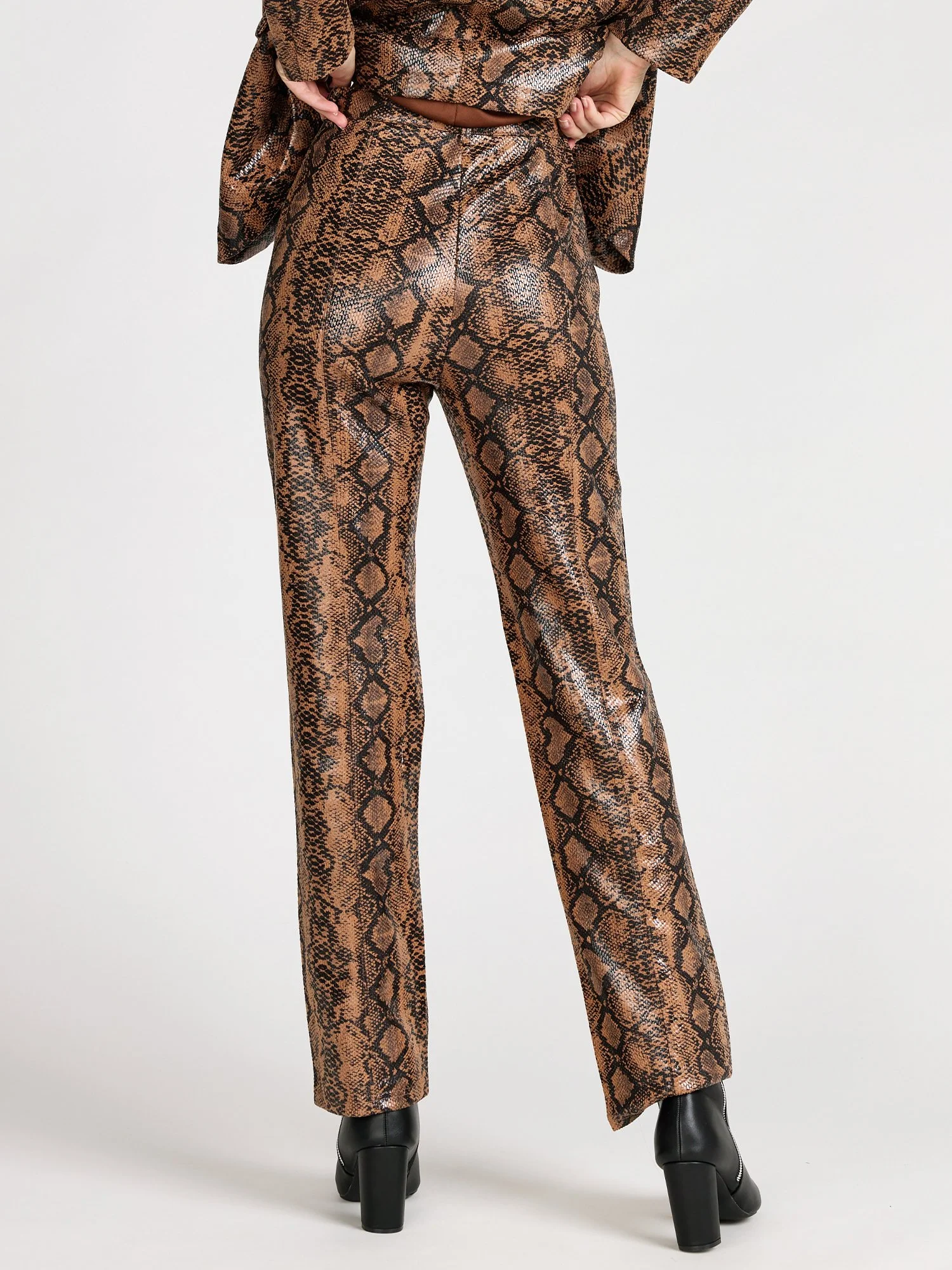 Luxy USA Faux Leather Snake Print Pant - Brands We Love - Image 5