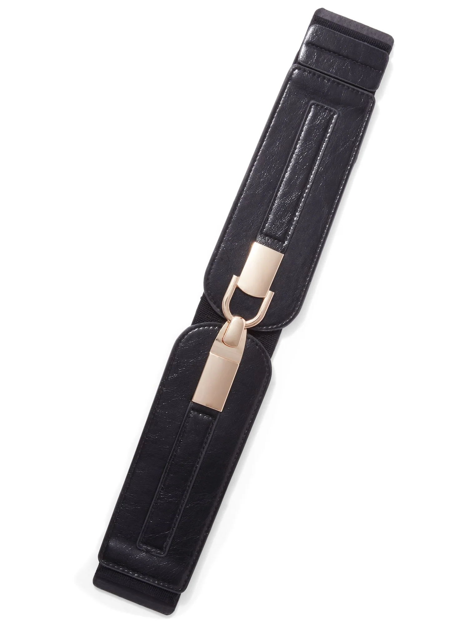 Faux-Leather Stretch Belt - Image 2
