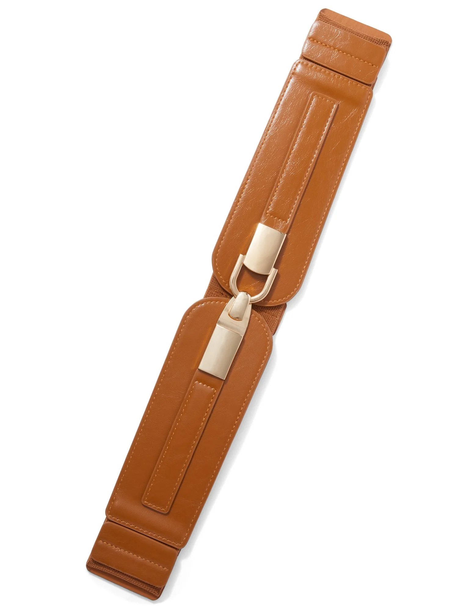 Faux-Leather Stretch Belt - Image 5