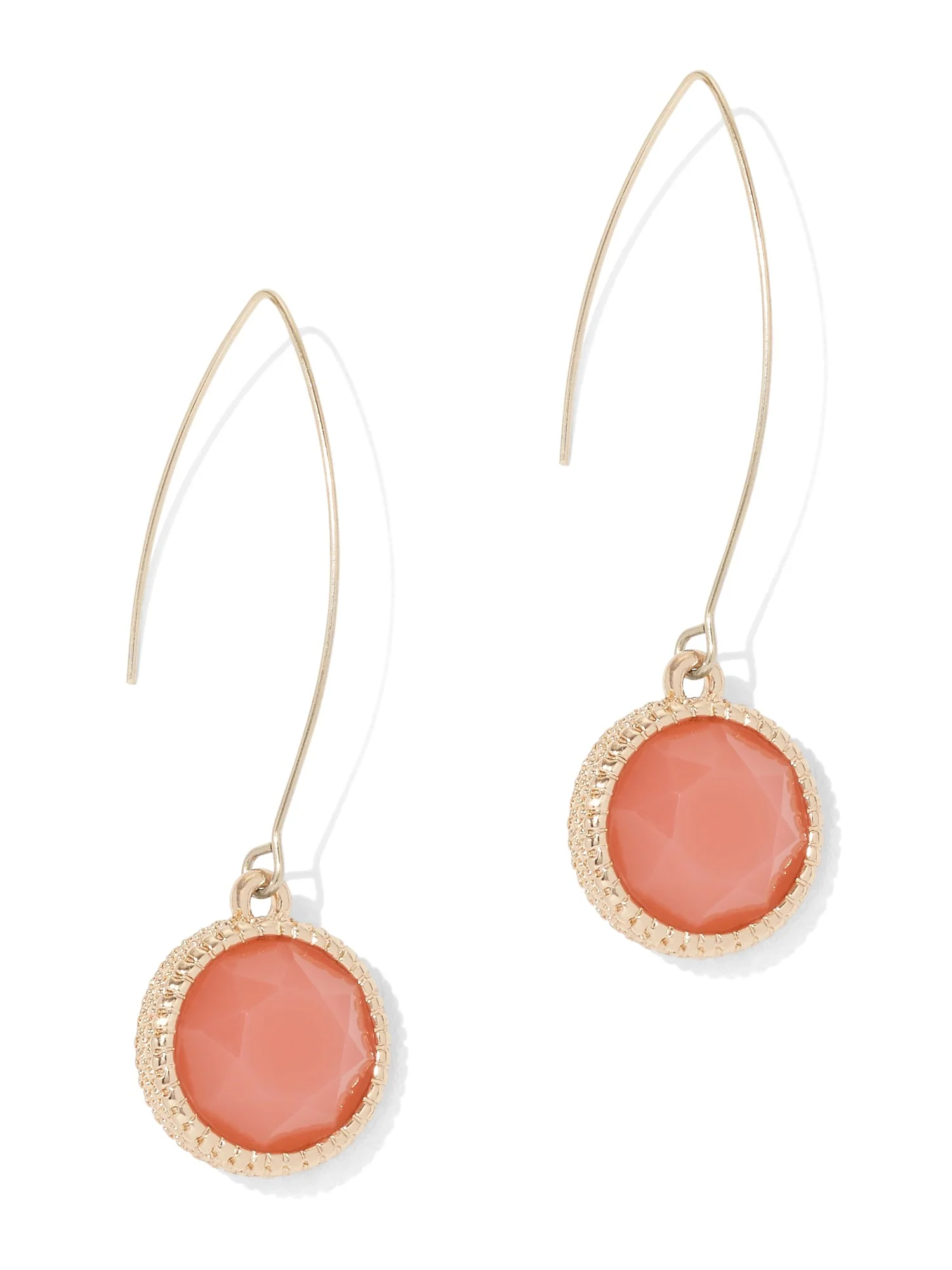 Faux-Stone Drop Earring