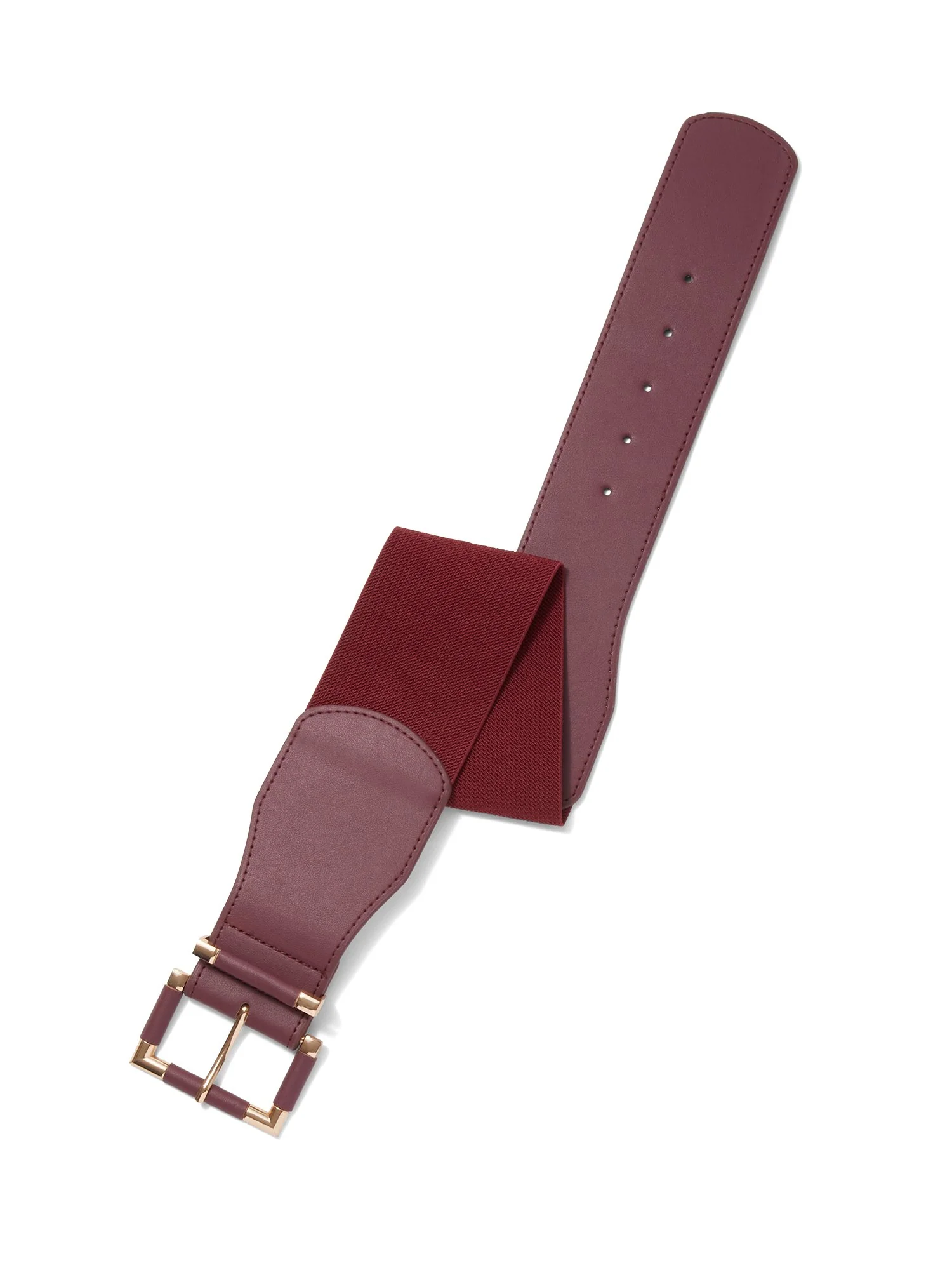 Faux-Suede Stretch Belt