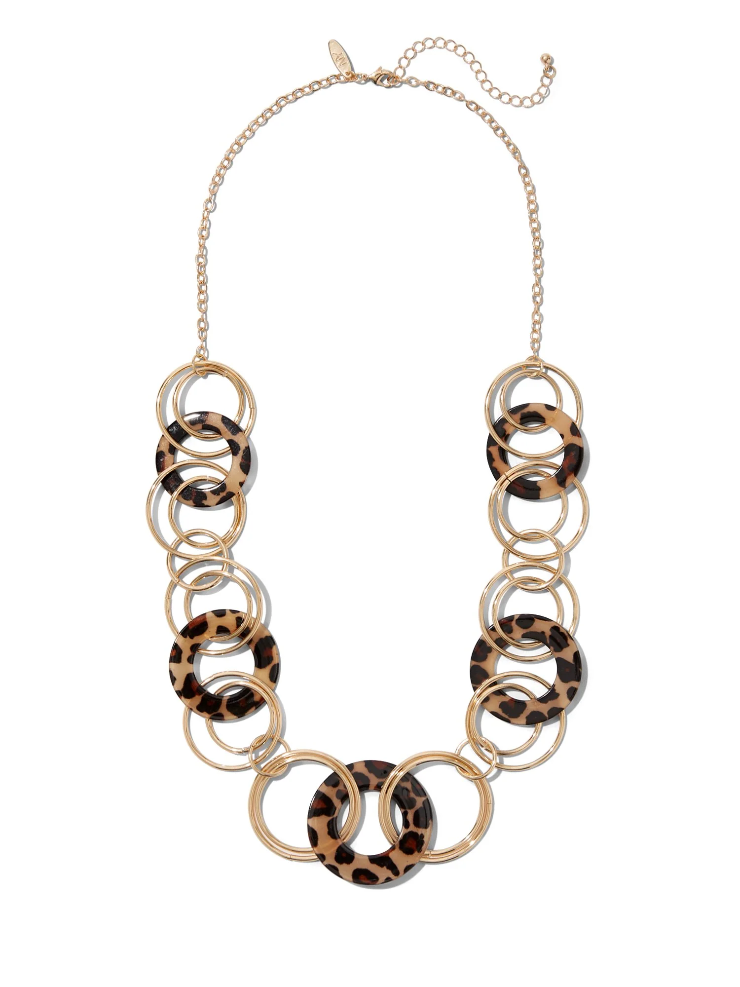 Faux-Tortoise Link Necklace