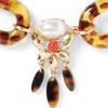 Faux-Tortoise Link Necklace - Image 3