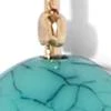 Faux-Turquoise Beaded Illusion Earring - Image 2