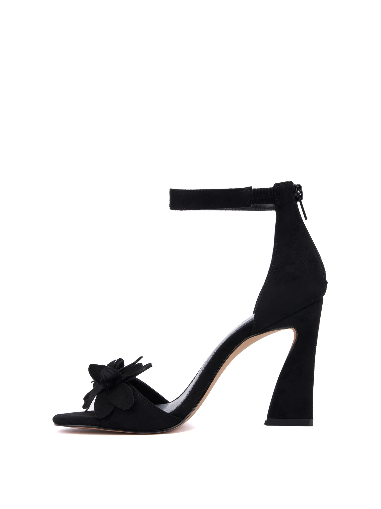 Floral-Detail Block-Heel - Image 3