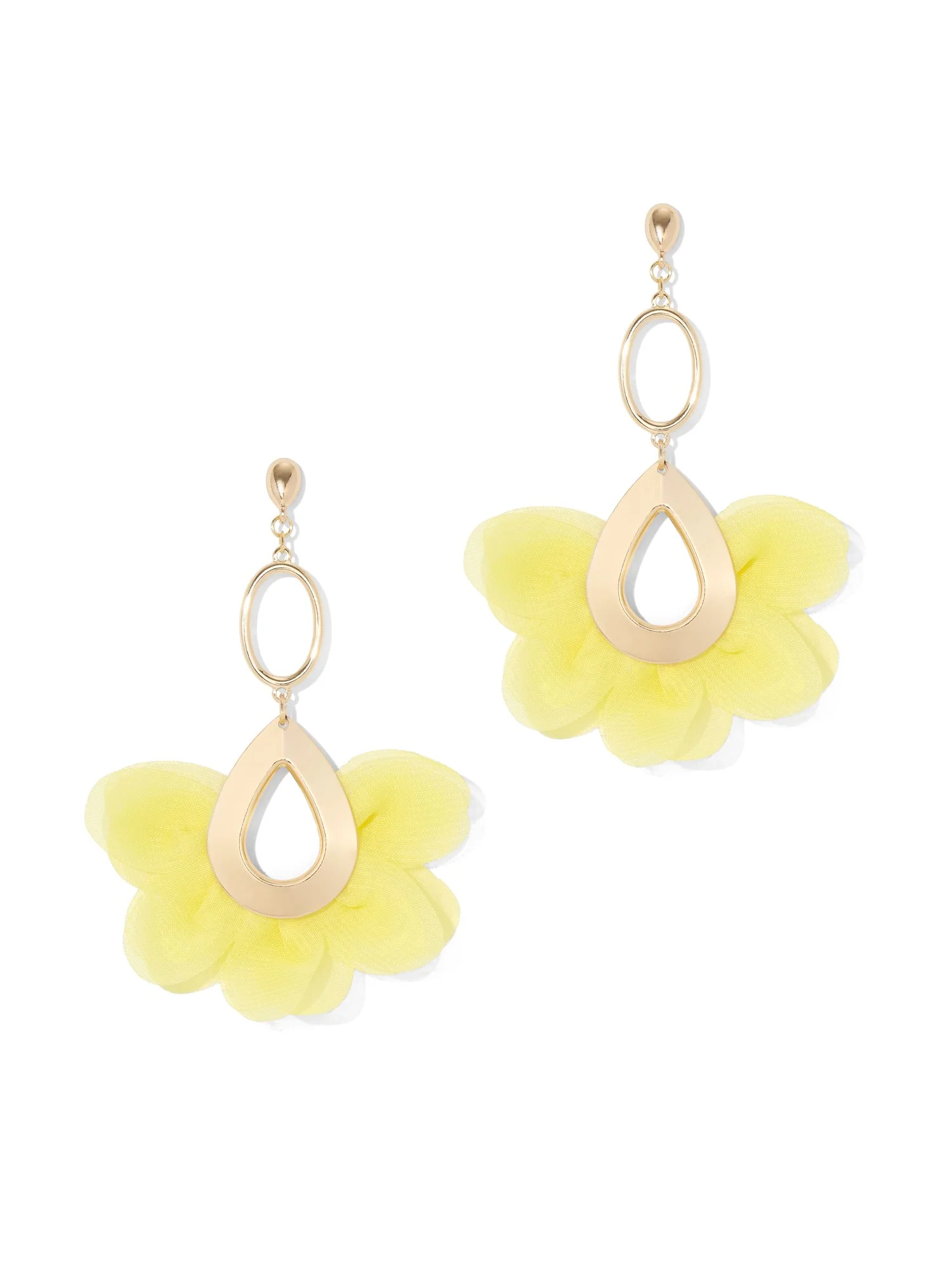 Floral Drop Earring