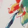 Floral-Print Flutter-Sleeve Keyhole Bow Blouse - Image 5